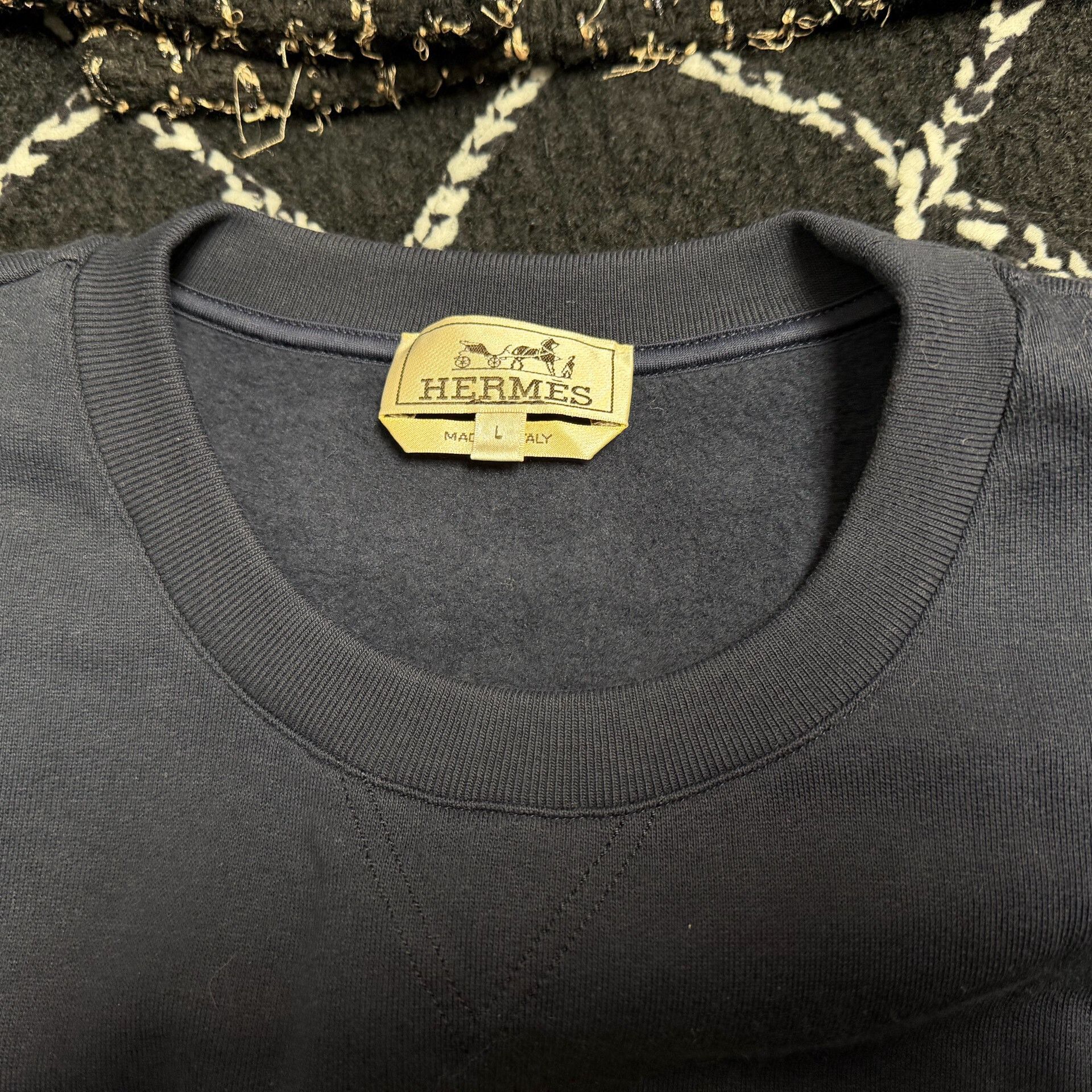 Hermes Hermes Patchwork Pony Sweatshirt Size US L / EU 52-54 / 3 - 3 Thumbnail