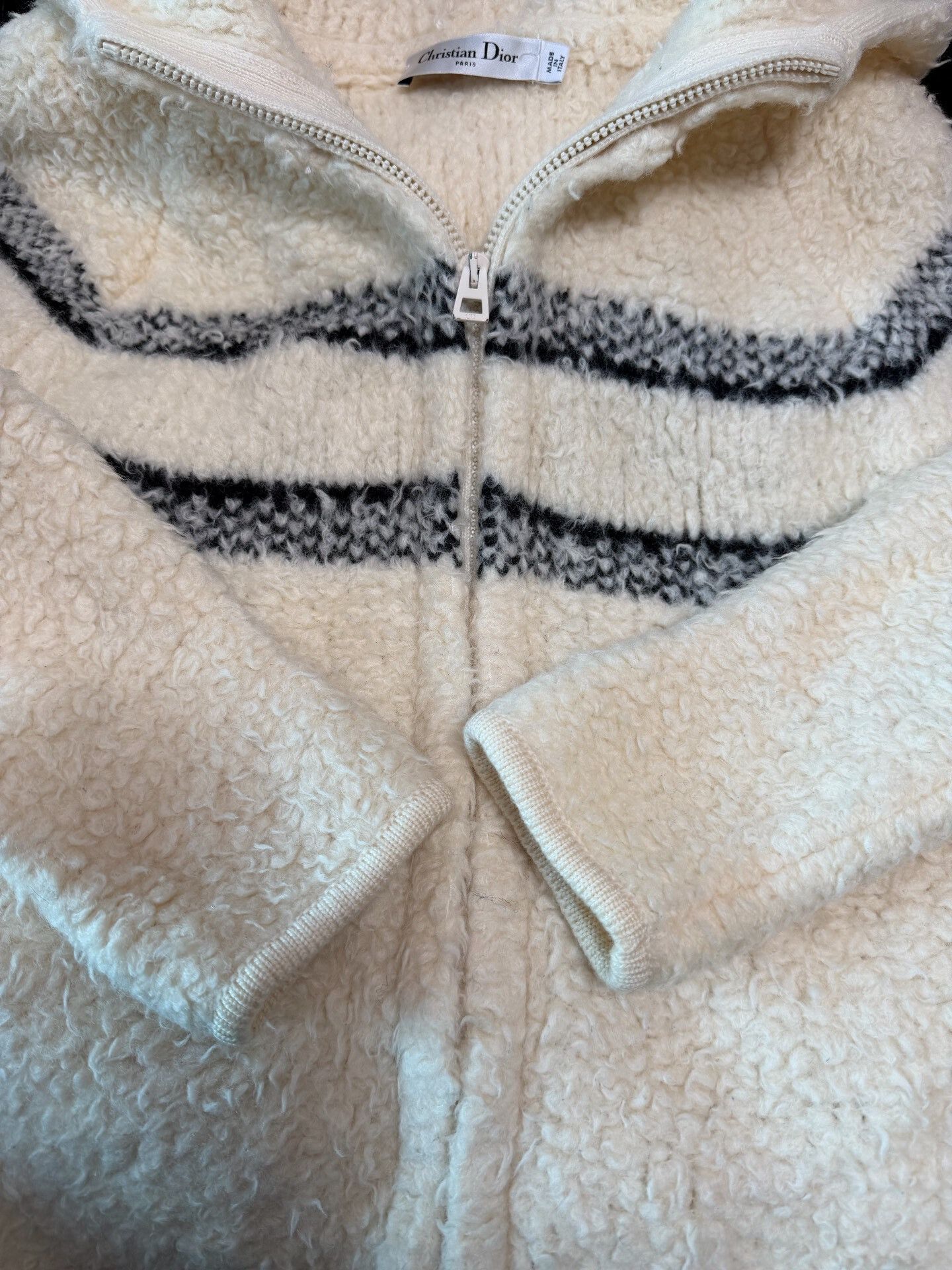 Dior Dior Logo Hooded Wool Coat Size S / US 4 / IT 40 - 3 Thumbnail