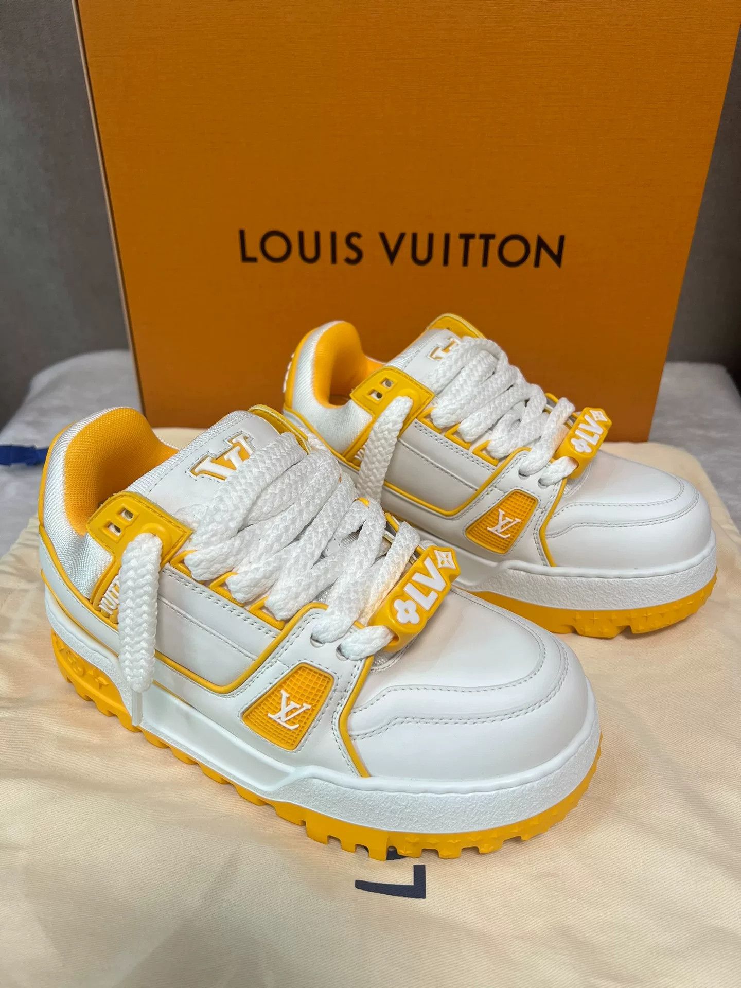 Louis Vuitton LV Trainer Maxi Limited Colorway Size US 4.5 / IT 34.5 - 3 Thumbnail