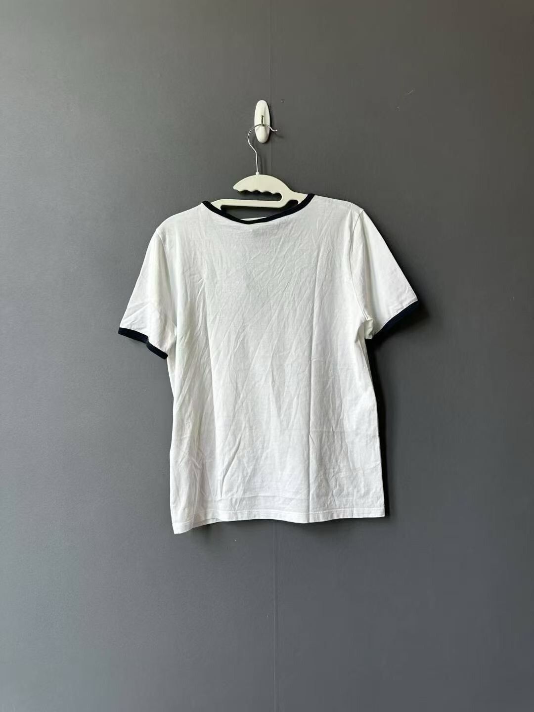 Celine Celine Triomphe Short Sleeve Top Size L / US 10 / IT 46 - 2 Thumbnail