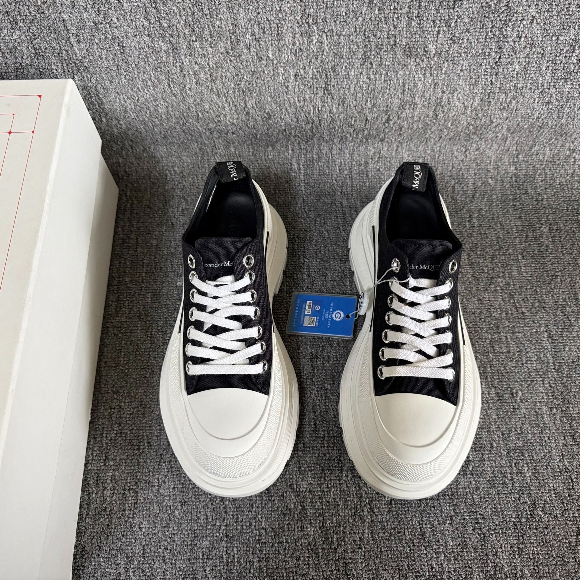 Alexander McQueen Alexander McQueen Platform Canvas Shoes Size US 7 / IT 37 - 3 Thumbnail