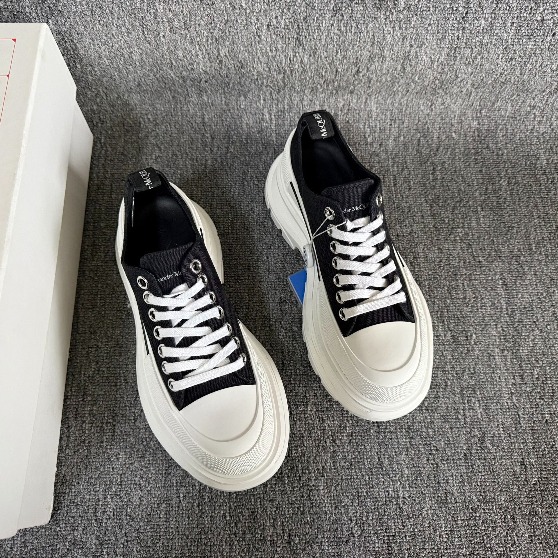 Alexander McQueen Alexander McQueen Platform Canvas Shoes Size US 7 / IT 37 - 6 Thumbnail