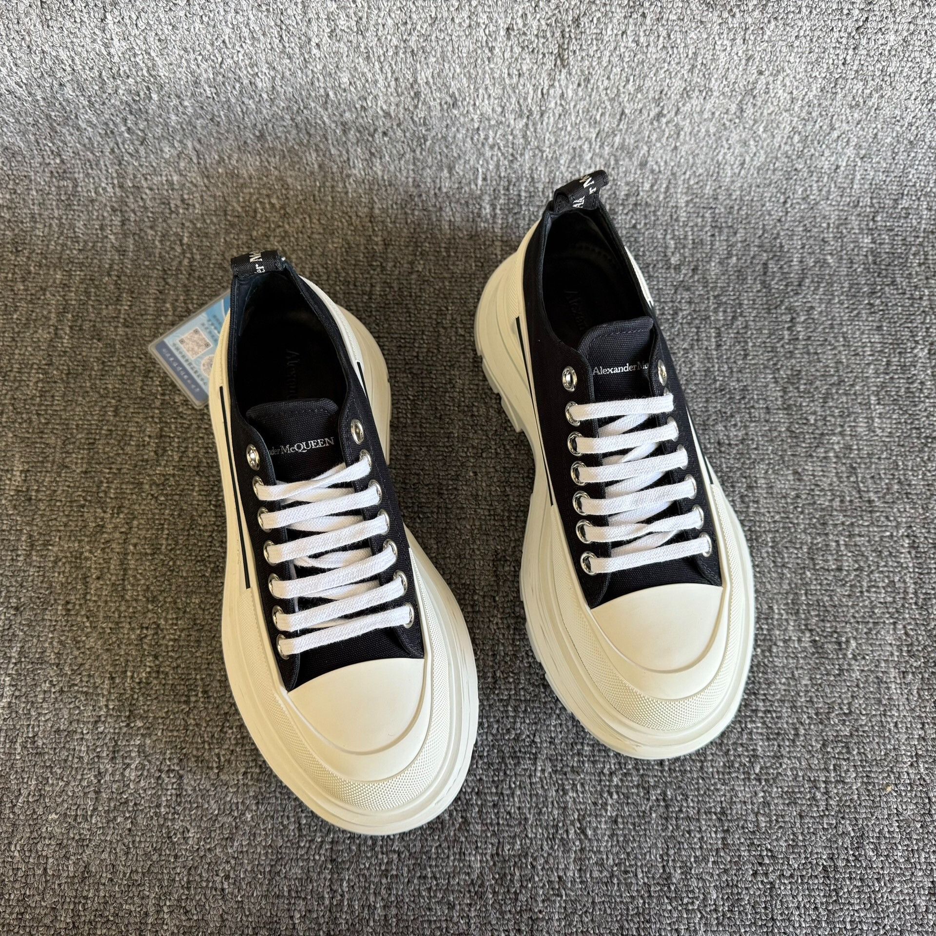 Alexander McQueen Alexander McQueen Platform Canvas Shoes 37.5 Size US 6.5 / IT 36.5 - 6 Thumbnail