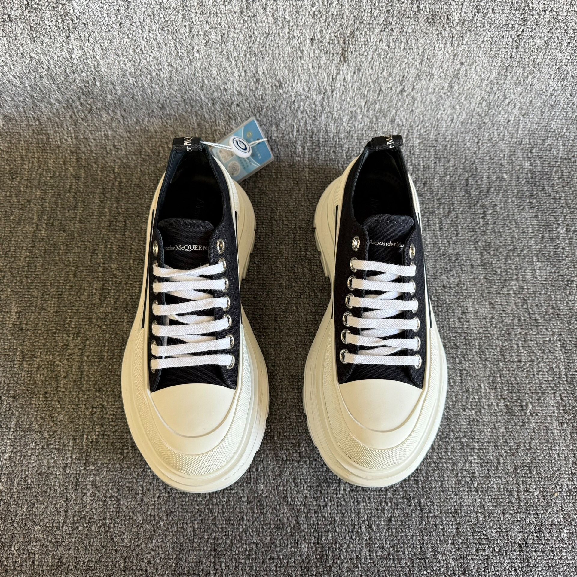 Alexander McQueen Alexander McQueen Platform Canvas Shoes 37.5 Size US 6.5 / IT 36.5 - 3 Thumbnail