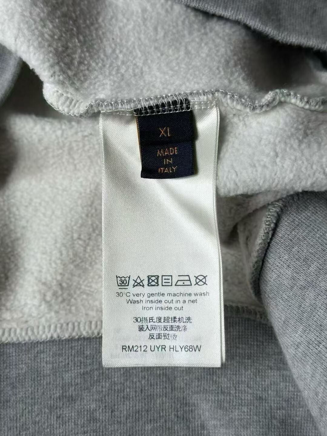 Louis Vuitton Louis Vuitton LV Gray Hoodie Size US XL / EU 56 / 4 - 4 Thumbnail