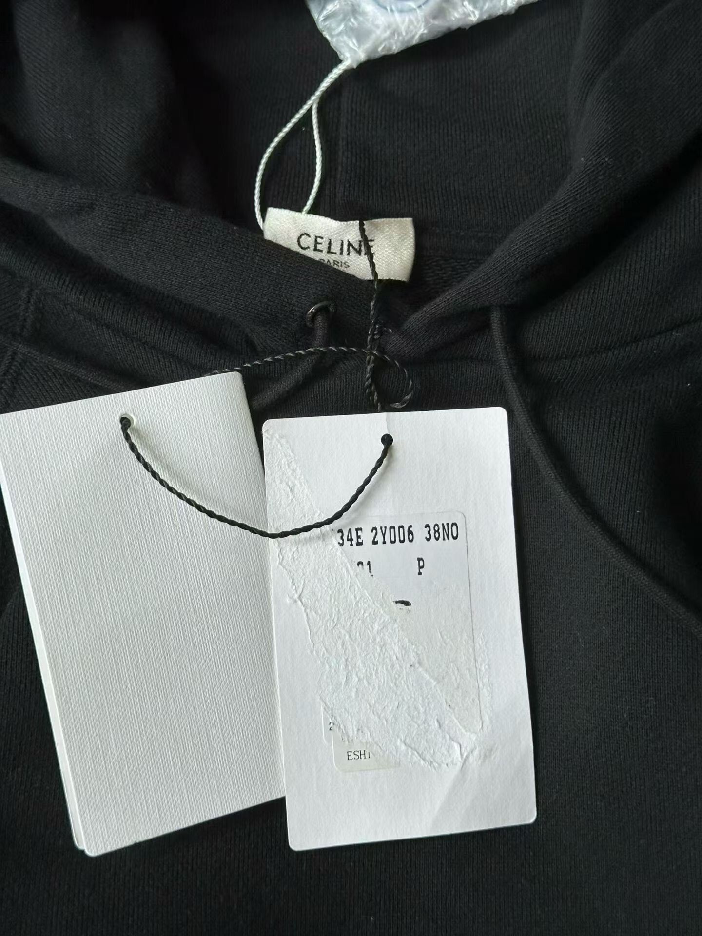 Celine Celine Back Logo Hoodie Size S / US 4 / IT 40 - 4 Thumbnail