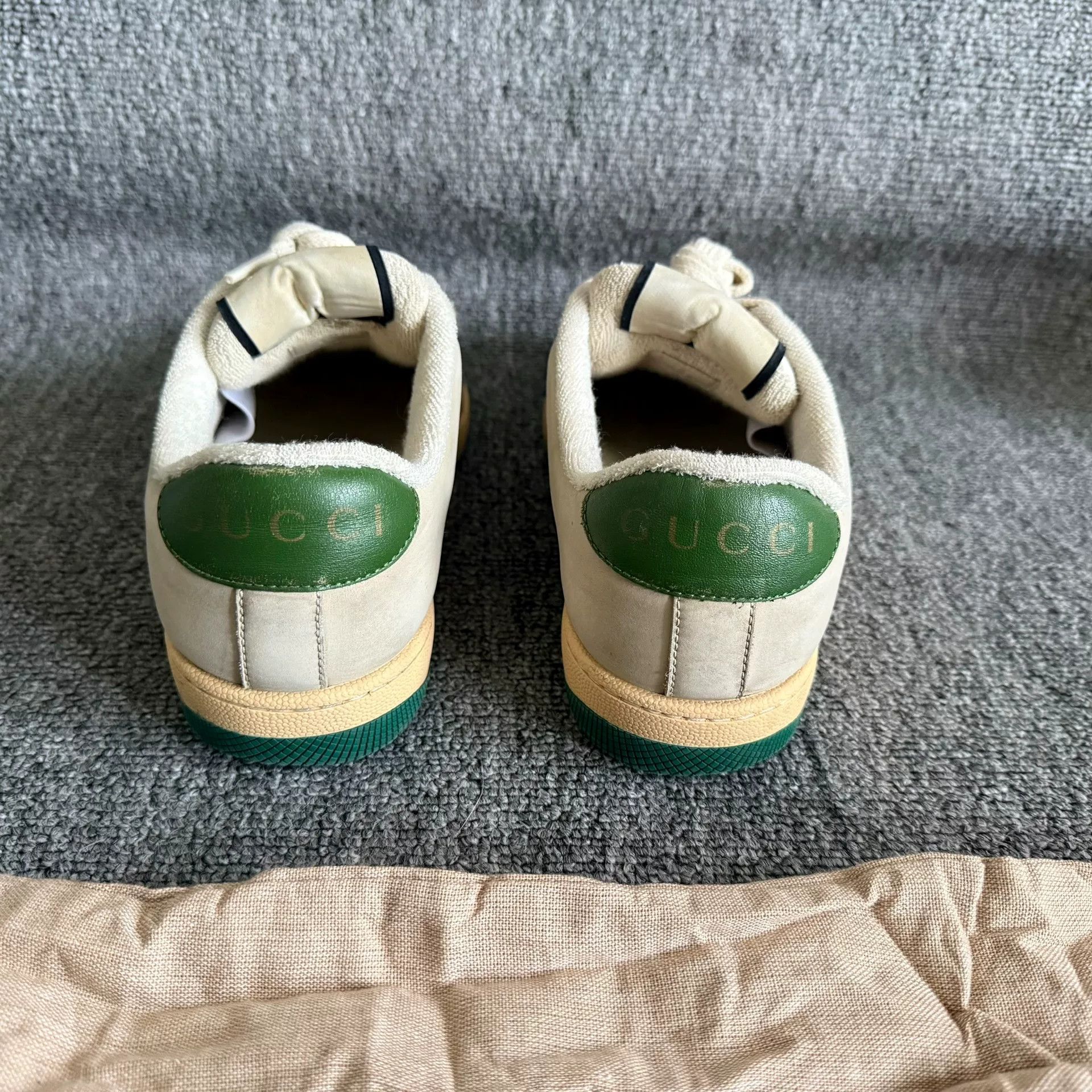 Gucci Gucci Green Tail Dirty Shoes Size 36 Size US 5 / IT 35 - 4 Thumbnail