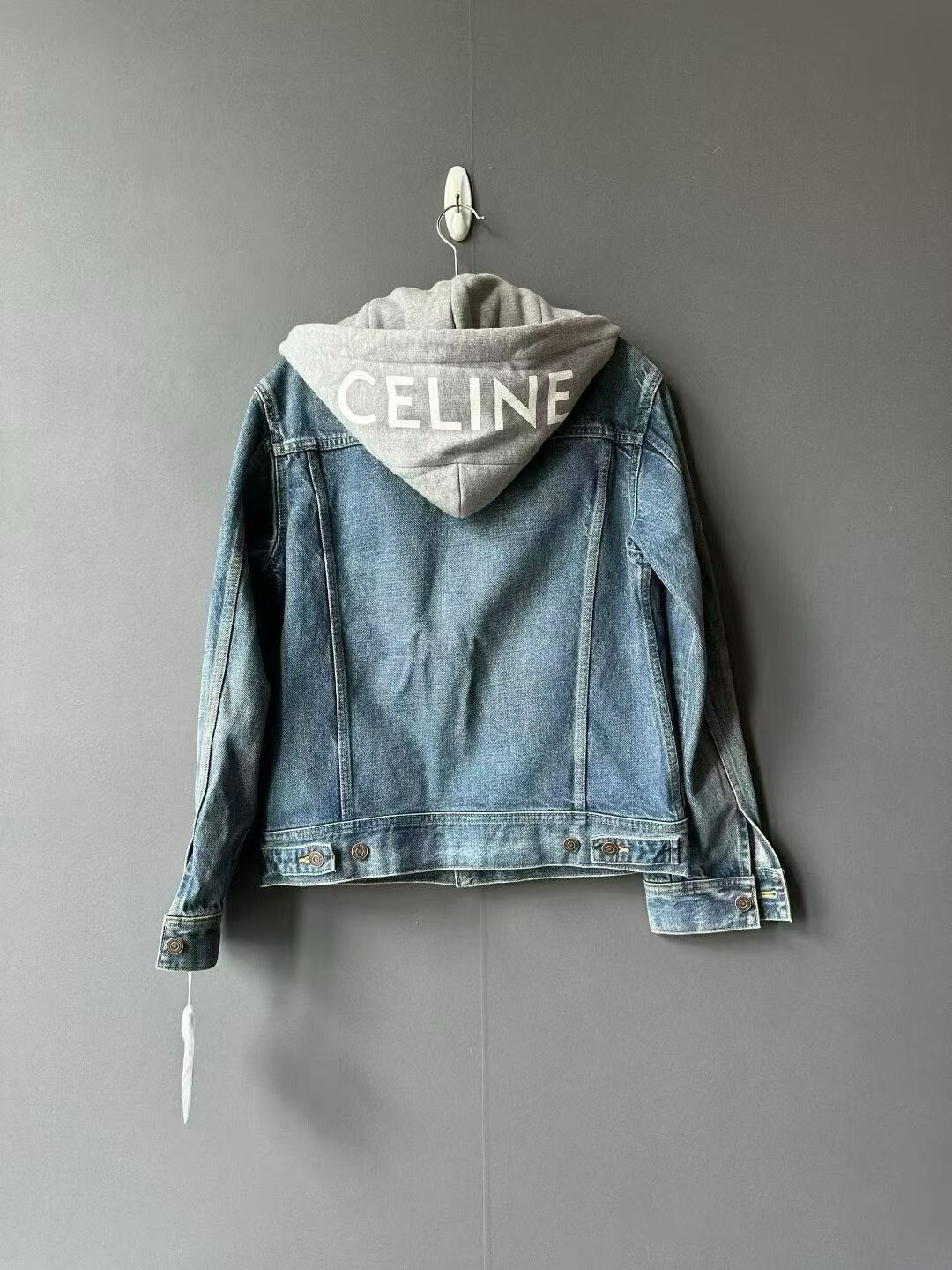 Celine Celine Hooded Denim Jacket Size XS / US 0-2 / IT 36-38 - 2 Thumbnail