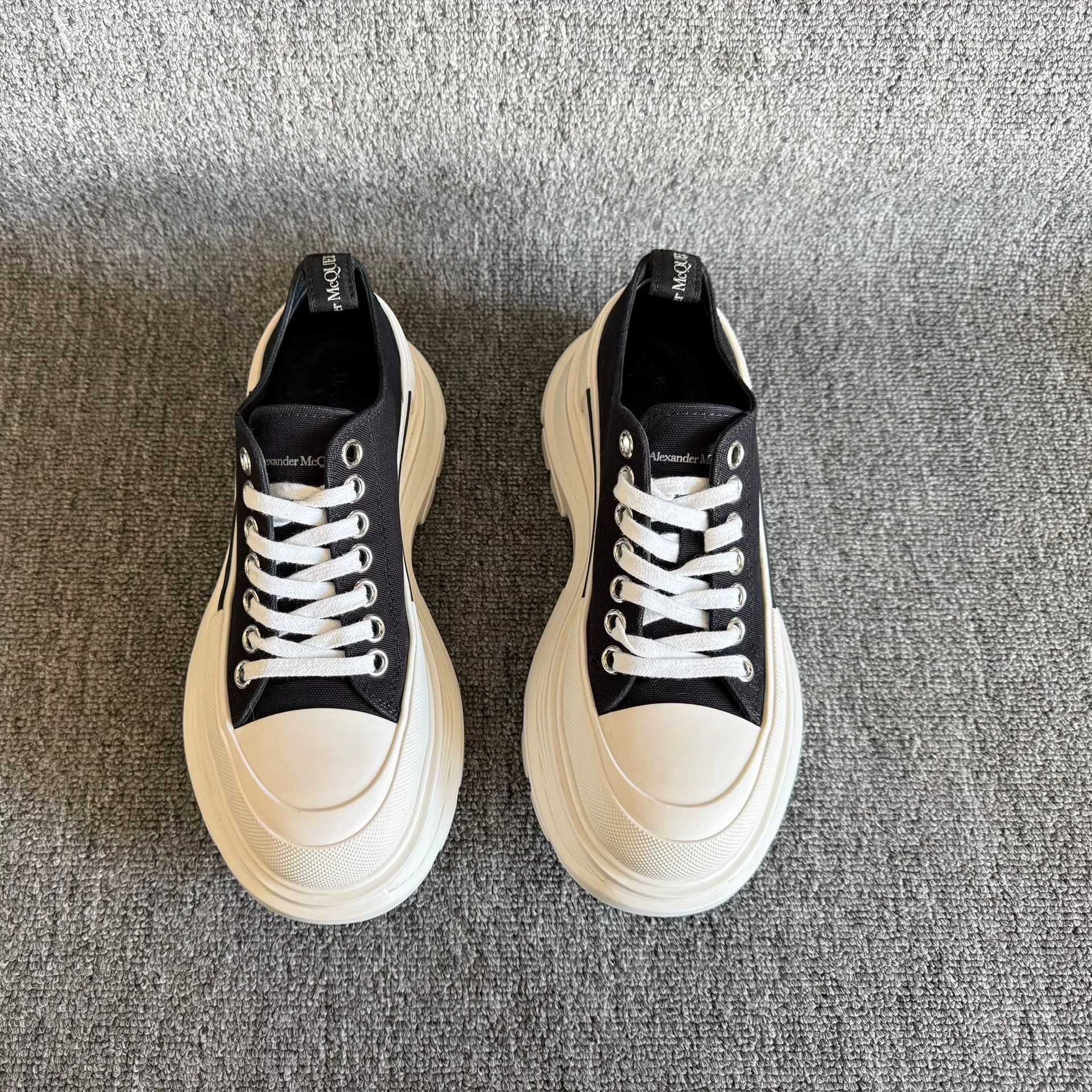 Alexander McQueen Alexander McQueen Platform Canvas Shoes Size US 7 / IT 37 - 3 Thumbnail