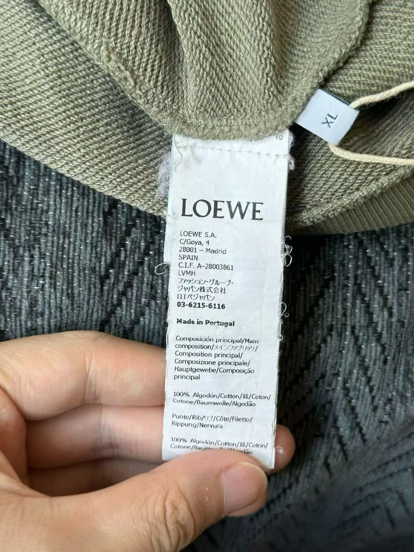 Loewe Loewe Leather Label Hoodie Size US XL / EU 56 / 4 - 4 Thumbnail