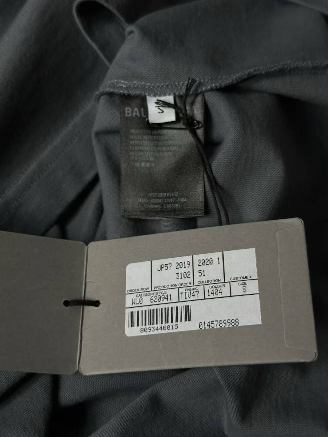 Balenciaga Balenciaga Gray Portrait Short-Sleeve Size US M / EU 48-50 / 2 - 4 Thumbnail