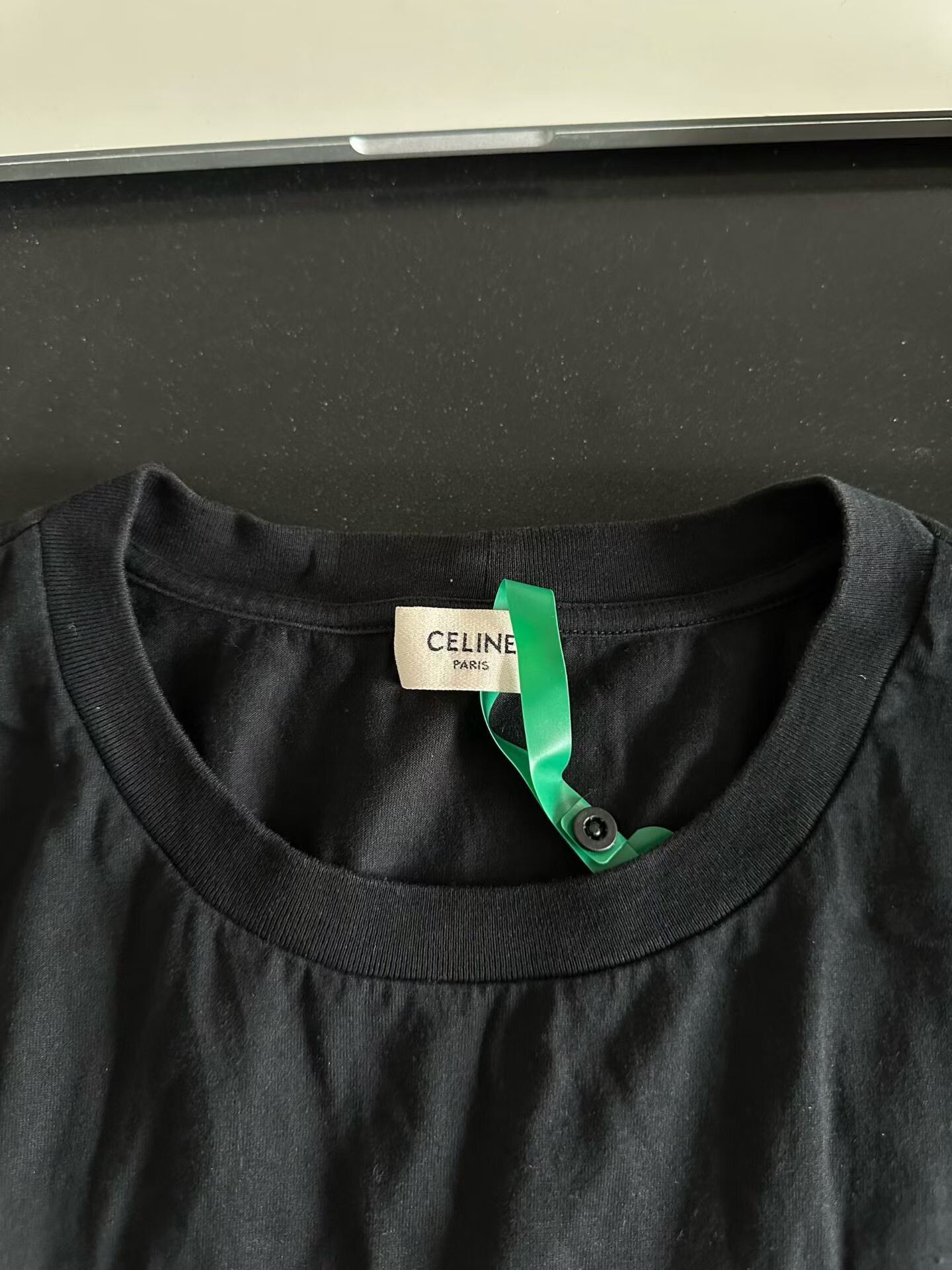 Celine Celine Arc de Triomphe Embroidered Logo Short-Sleeve Size US S / EU 44-46 / 1 - 3 Thumbnail