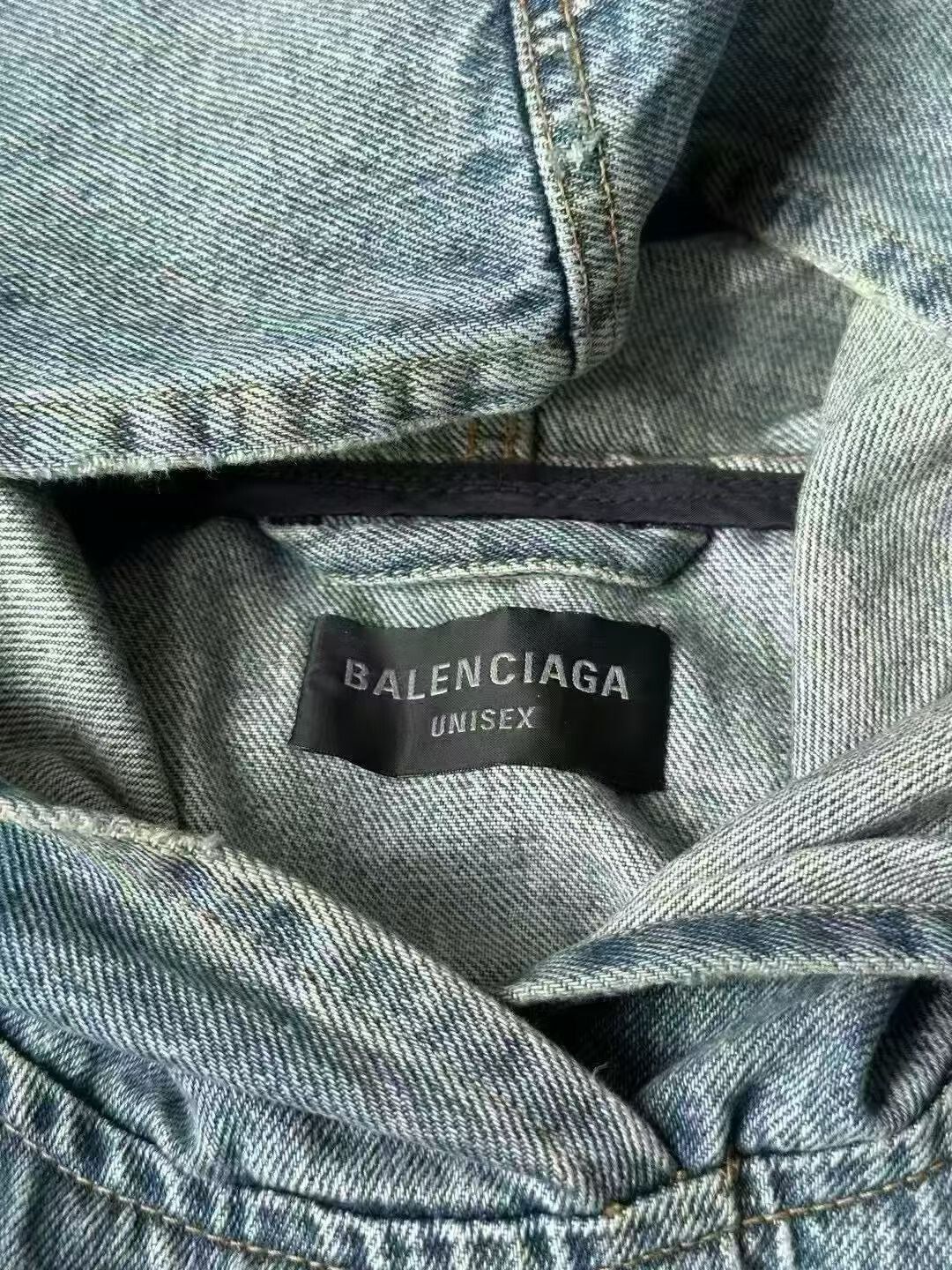 Balenciaga Balenciaga Denim Hoodie Size US M / EU 48-50 / 2 - 3 Thumbnail