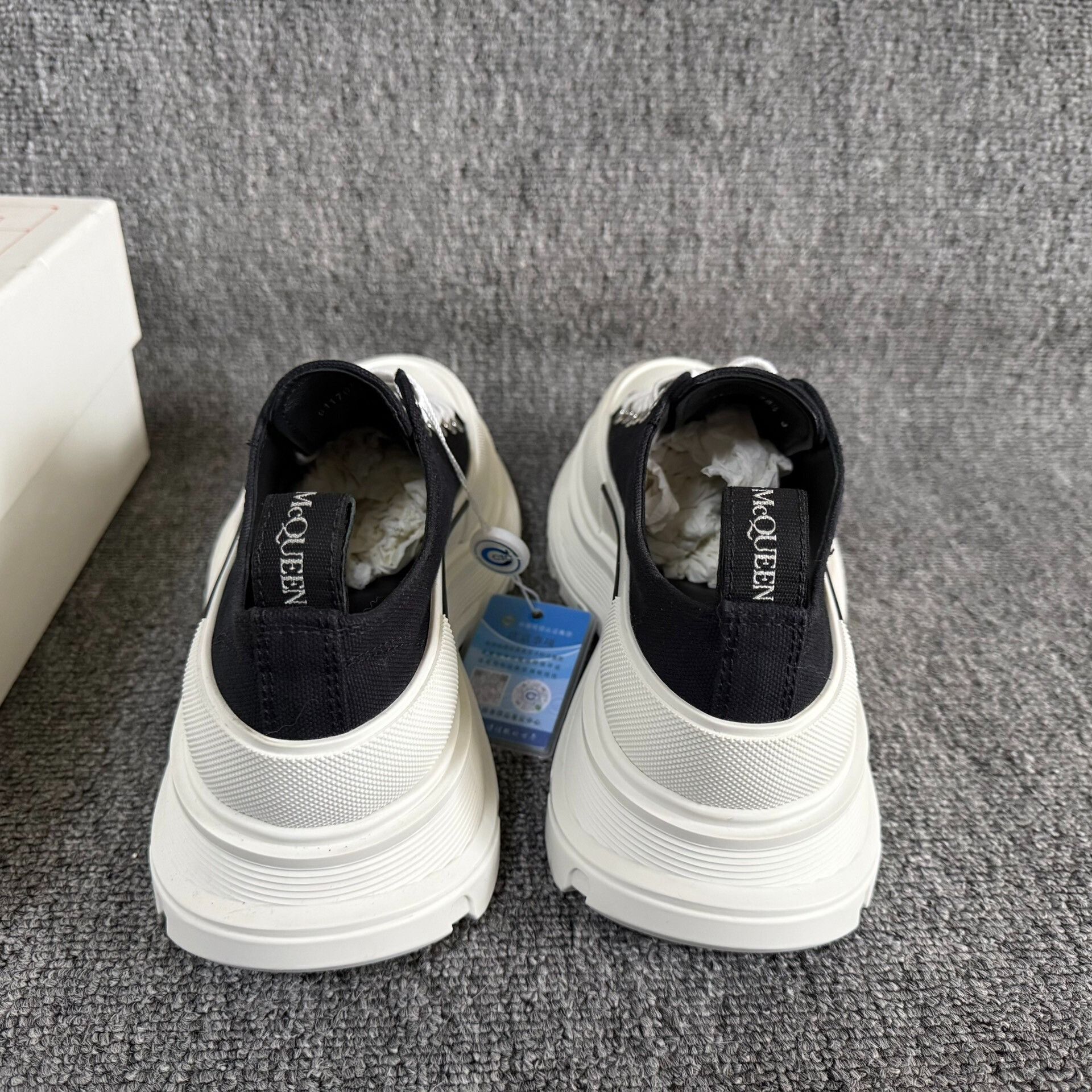 Alexander McQueen Alexander McQueen Platform Canvas Shoes Size US 7.5 / IT 37.5 - 3 Thumbnail