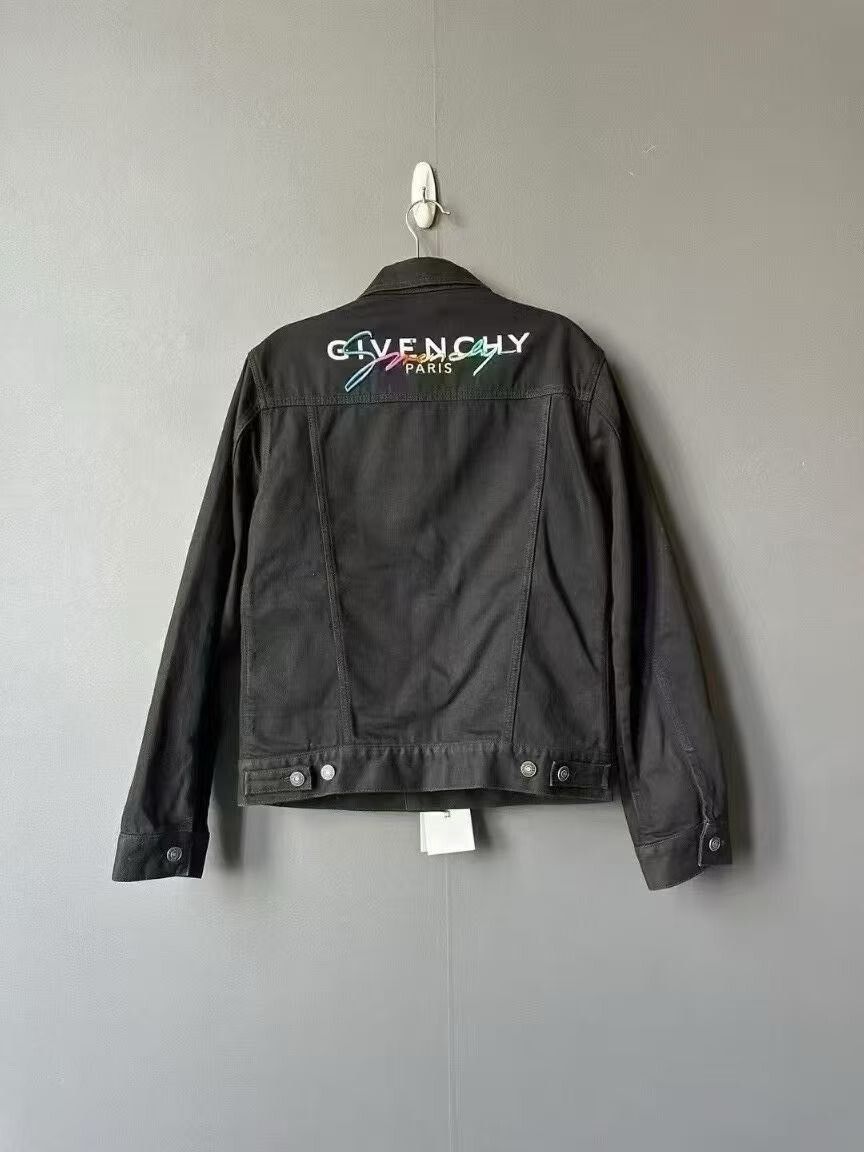 Givenchy Givenchy Rainbow Embroidery Denim Jacket Size US S / EU 44-46 / 1 - 2 Thumbnail