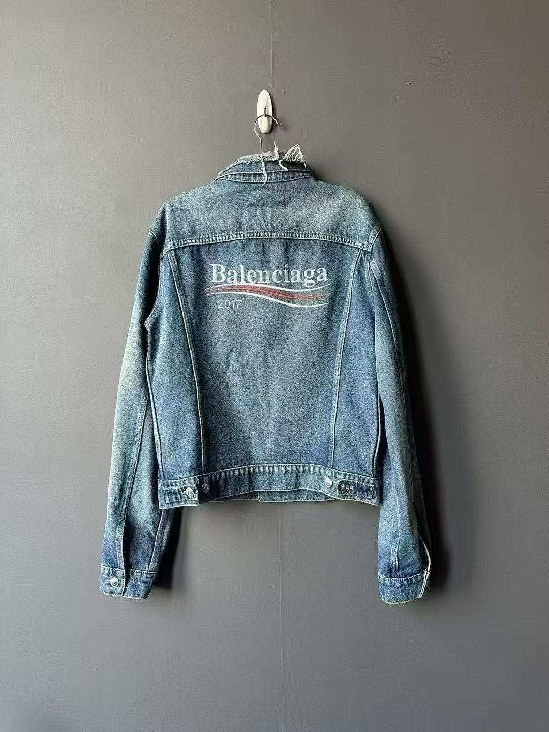 Balenciaga Balenciaga Coke Denim Jacket Size US S / EU 44-46 / 1 - 2 Thumbnail