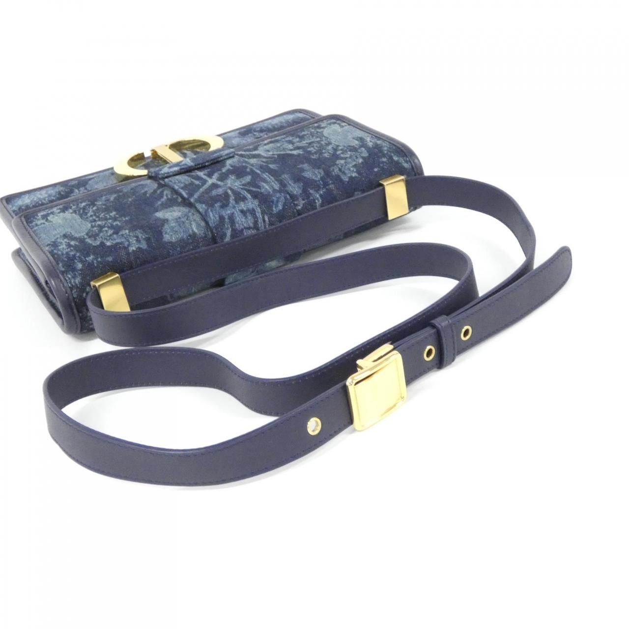 Dior Dior Christian Dior 30 Montaigne Denim Shoulder Bag Textile Shoulder Bag M9203UJDE DUTY FREE for USA Size ONE SIZE - 5 Thumbnail