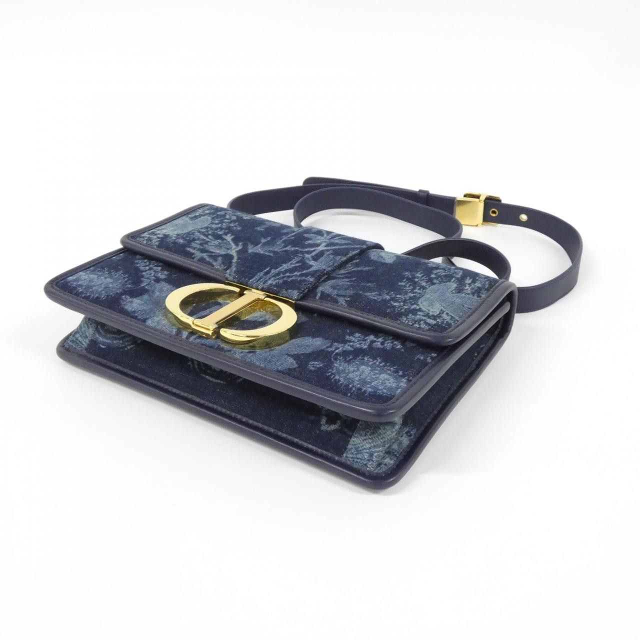 Dior Dior Christian Dior 30 Montaigne Denim Shoulder Bag Textile Shoulder Bag M9203UJDE DUTY FREE for USA Size ONE SIZE - 3 Thumbnail
