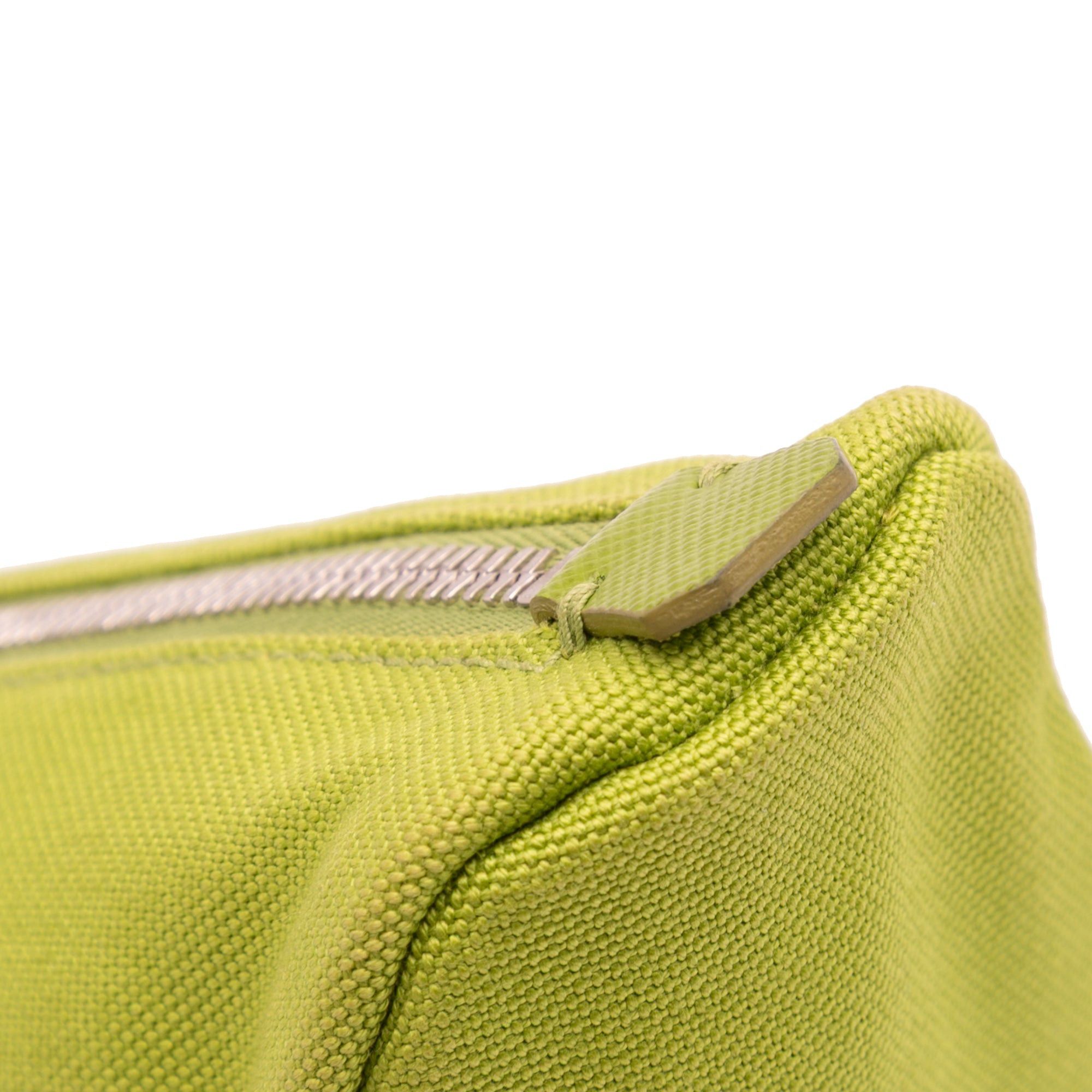 Prada Canvas Canapa Triangle Logo Wristlet Clutch Size ONE SIZE - 7 Thumbnail