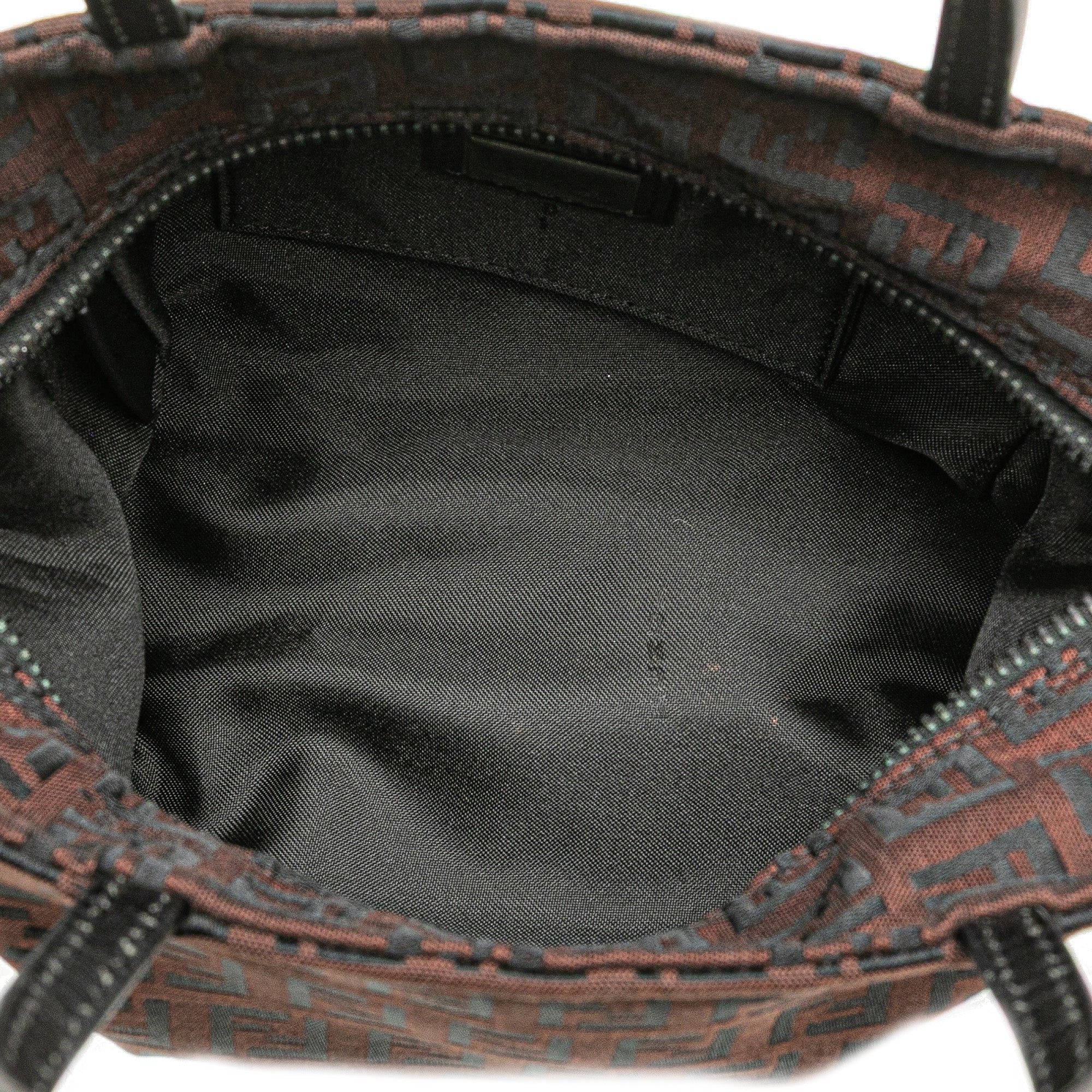 Fendi Mini Zucchino Canvas Handbag Size ONE SIZE - 4 Thumbnail