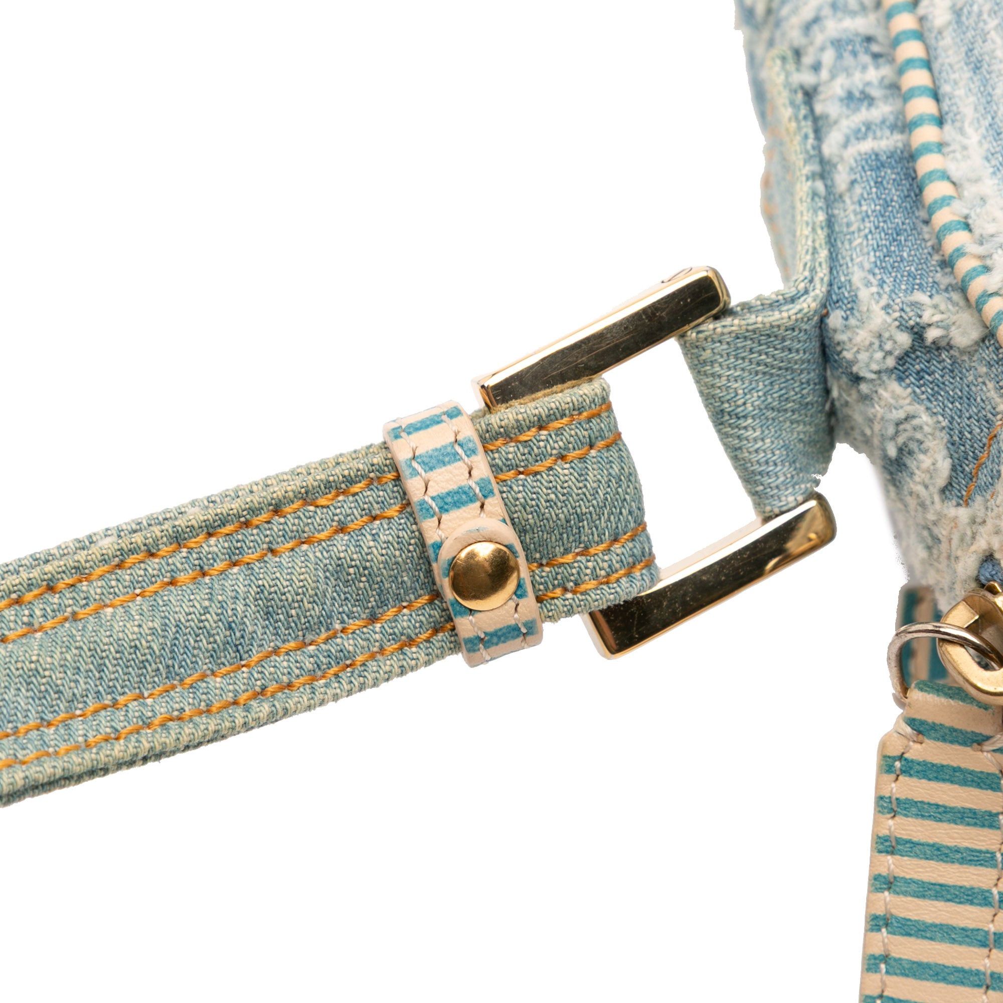 Fendi Zucca Denim Crossbody Size ONE SIZE - 13 Thumbnail