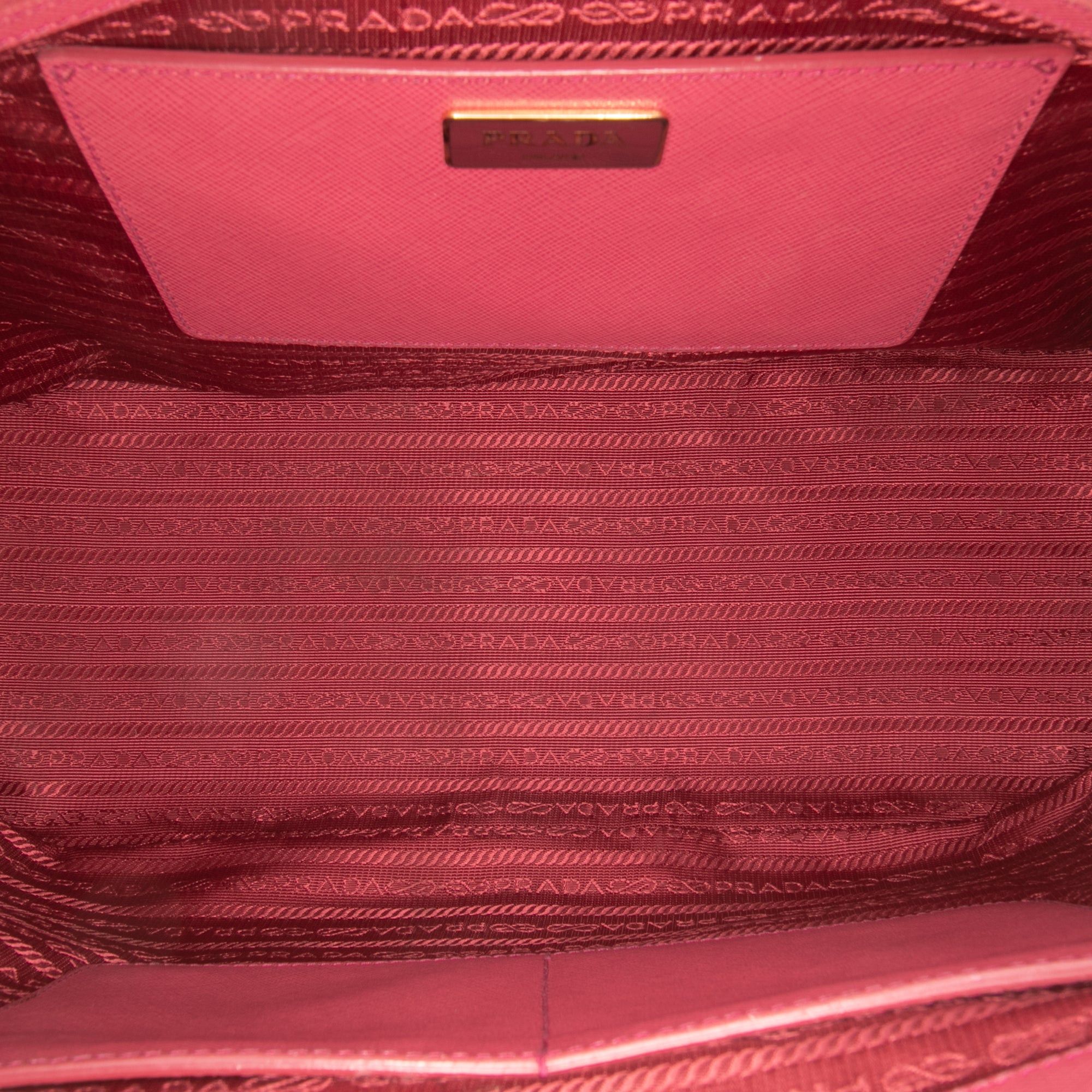 Prada Large Saffiano Lux Galleria Double Zip Tote Size ONE SIZE - 4 Thumbnail