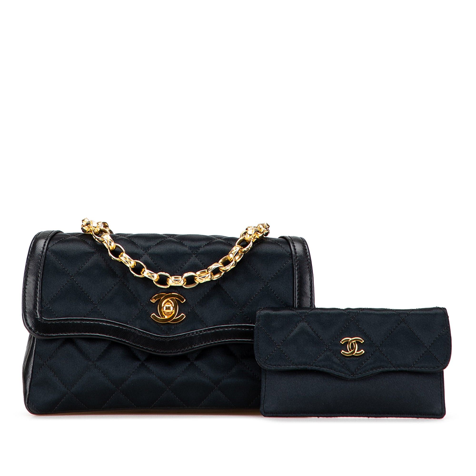 Chanel CC Quilted Satin Bijoux Chain Single Flap Size ONE SIZE - 10 Thumbnail