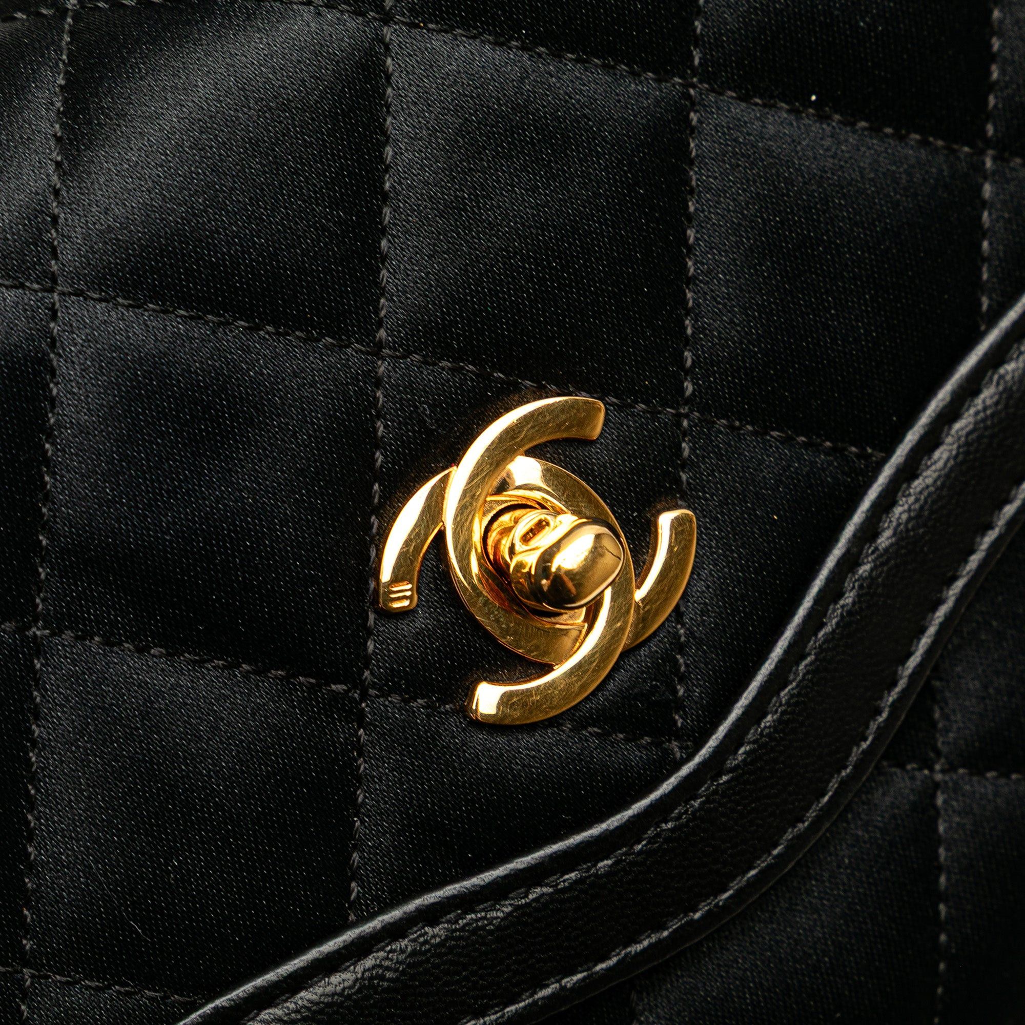 Chanel CC Quilted Satin Bijoux Chain Single Flap Size ONE SIZE - 8 Thumbnail