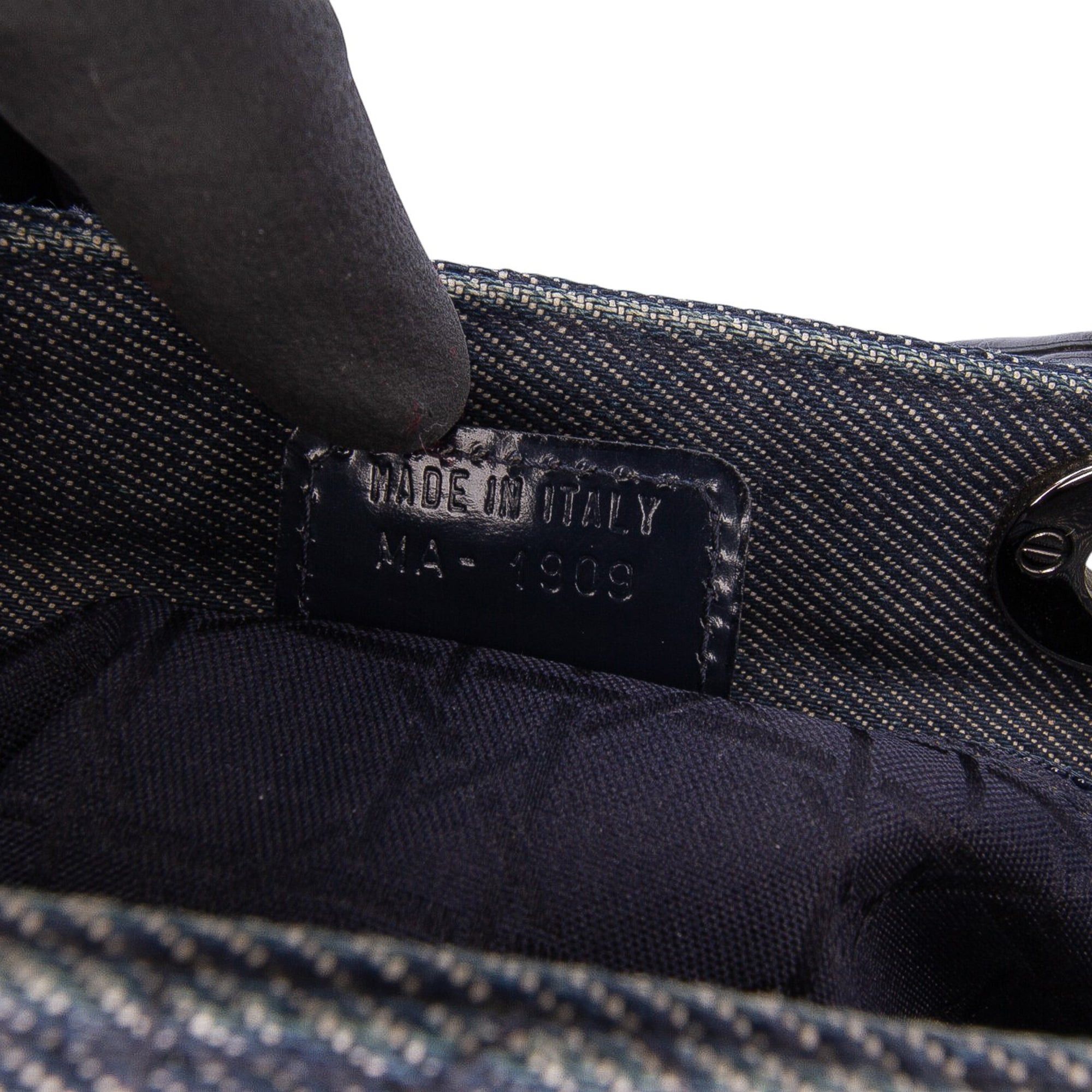 Dior Large Denim Cannage Lady Dior Size ONE SIZE - 6 Thumbnail