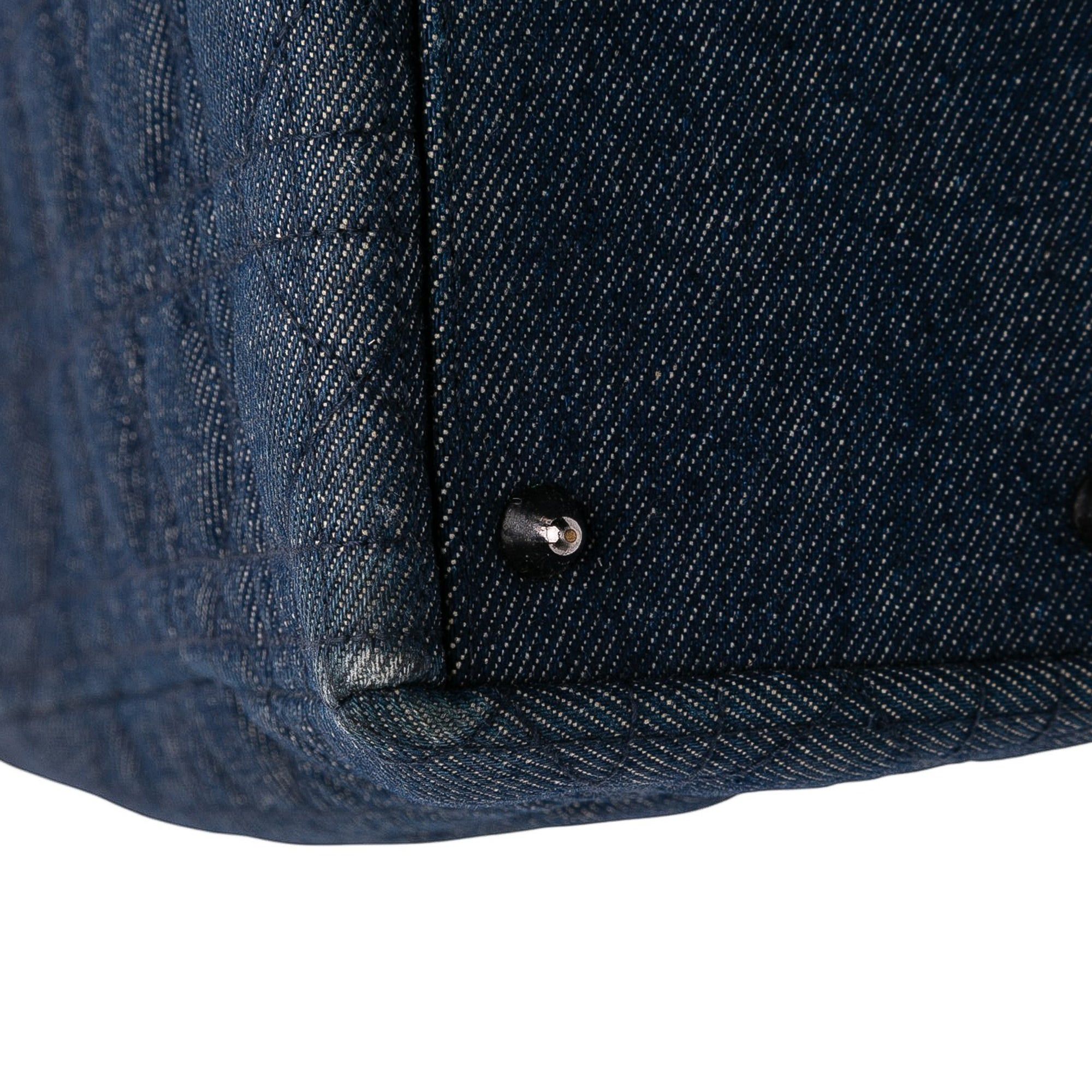 Dior Large Denim Cannage Lady Dior Size ONE SIZE - 7 Thumbnail