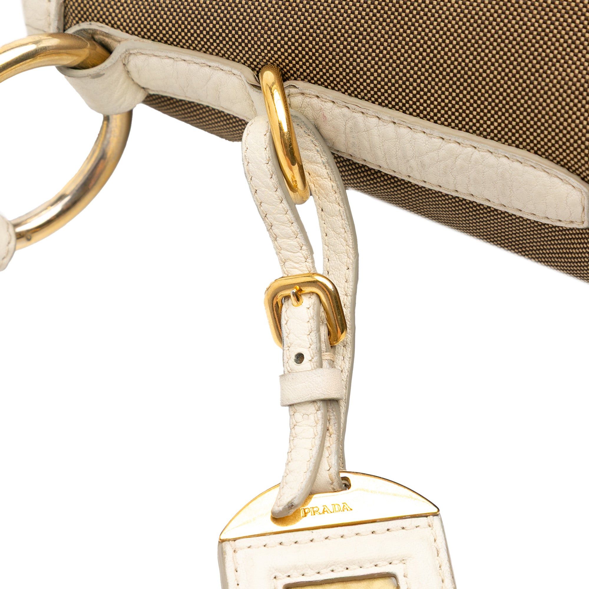 Prada Canvas Canapa Logo Shoulder Bag Size ONE SIZE - 8 Thumbnail