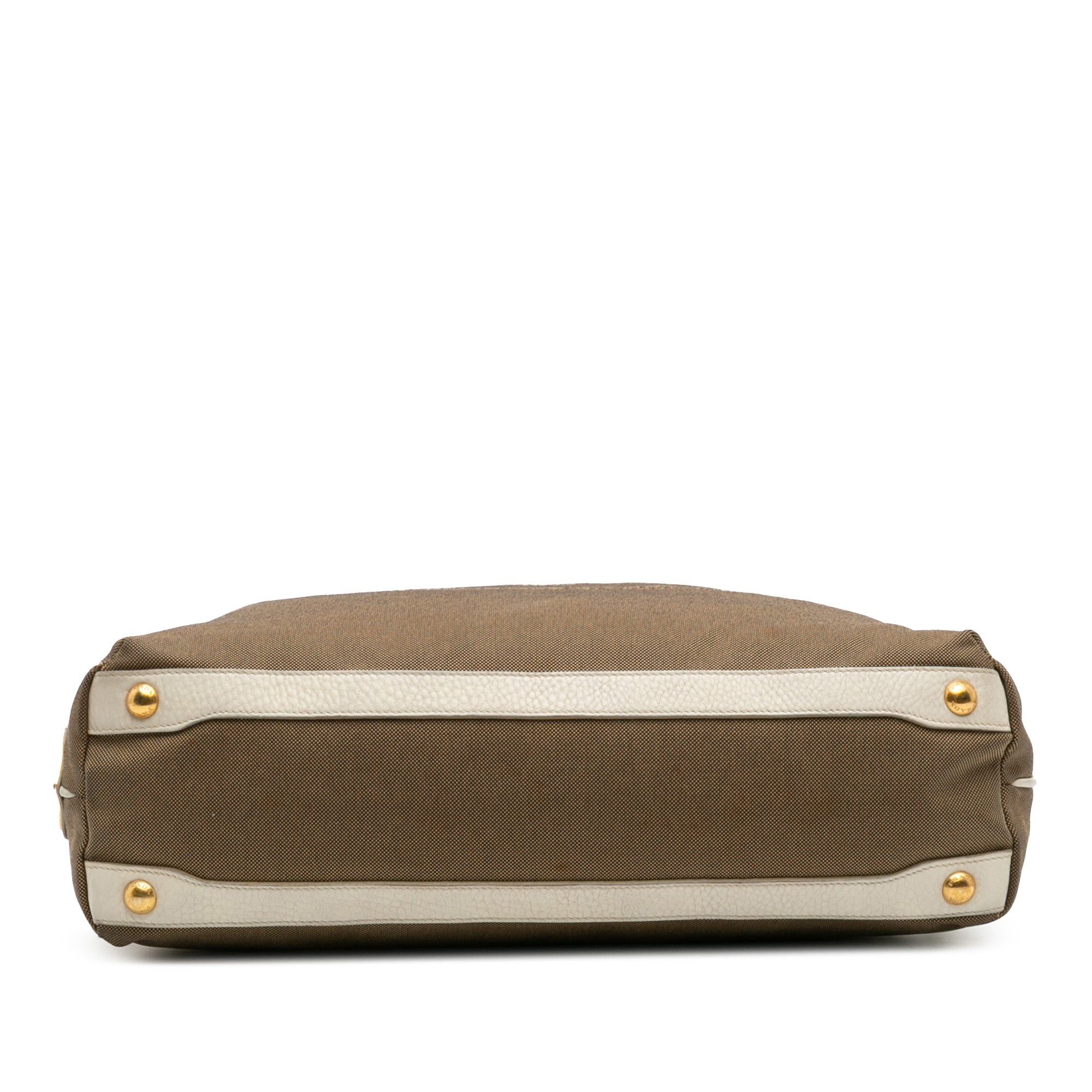 Prada Canvas Canapa Logo Shoulder Bag Size ONE SIZE - 3 Thumbnail