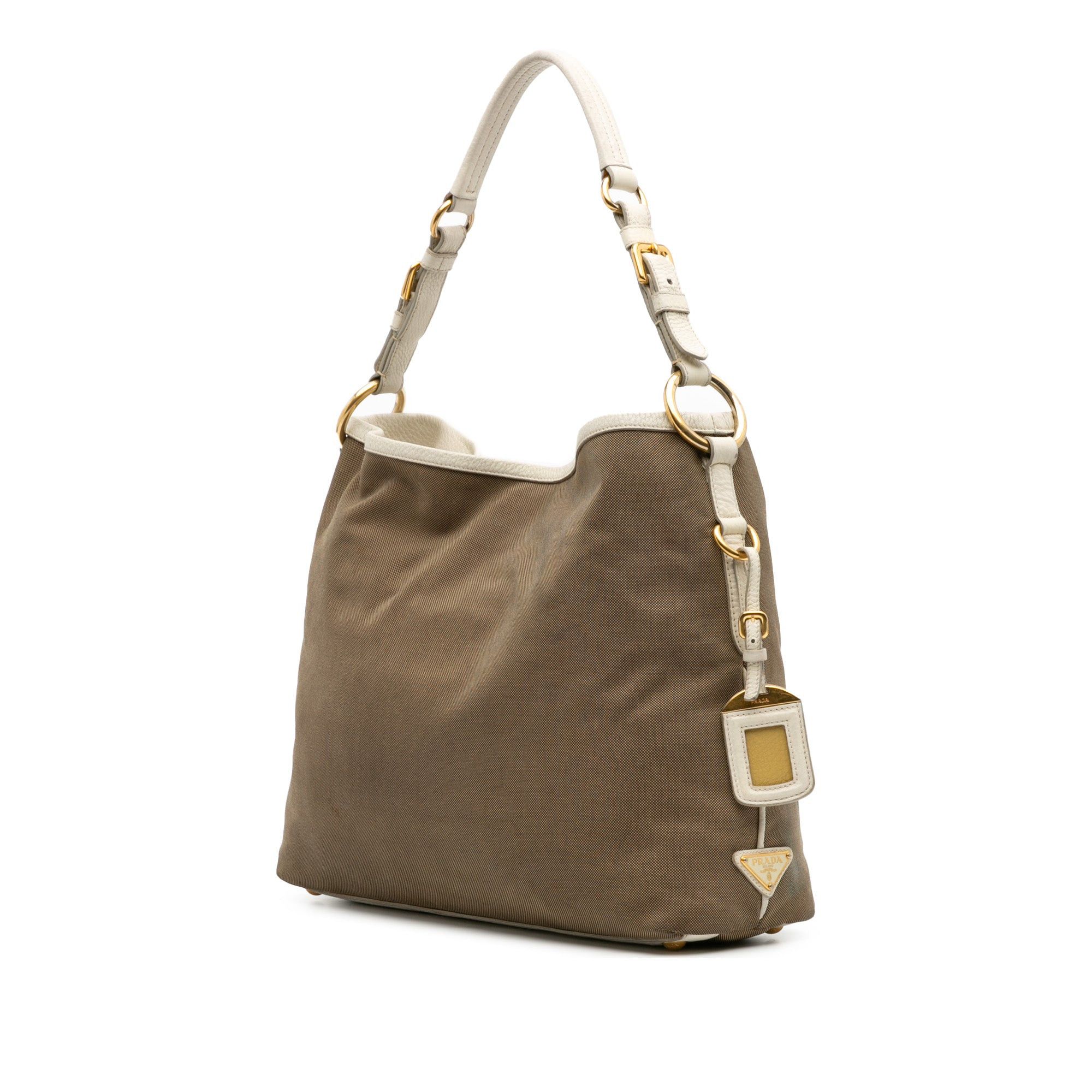 Prada Canvas Canapa Logo Shoulder Bag Size ONE SIZE - 2 Thumbnail