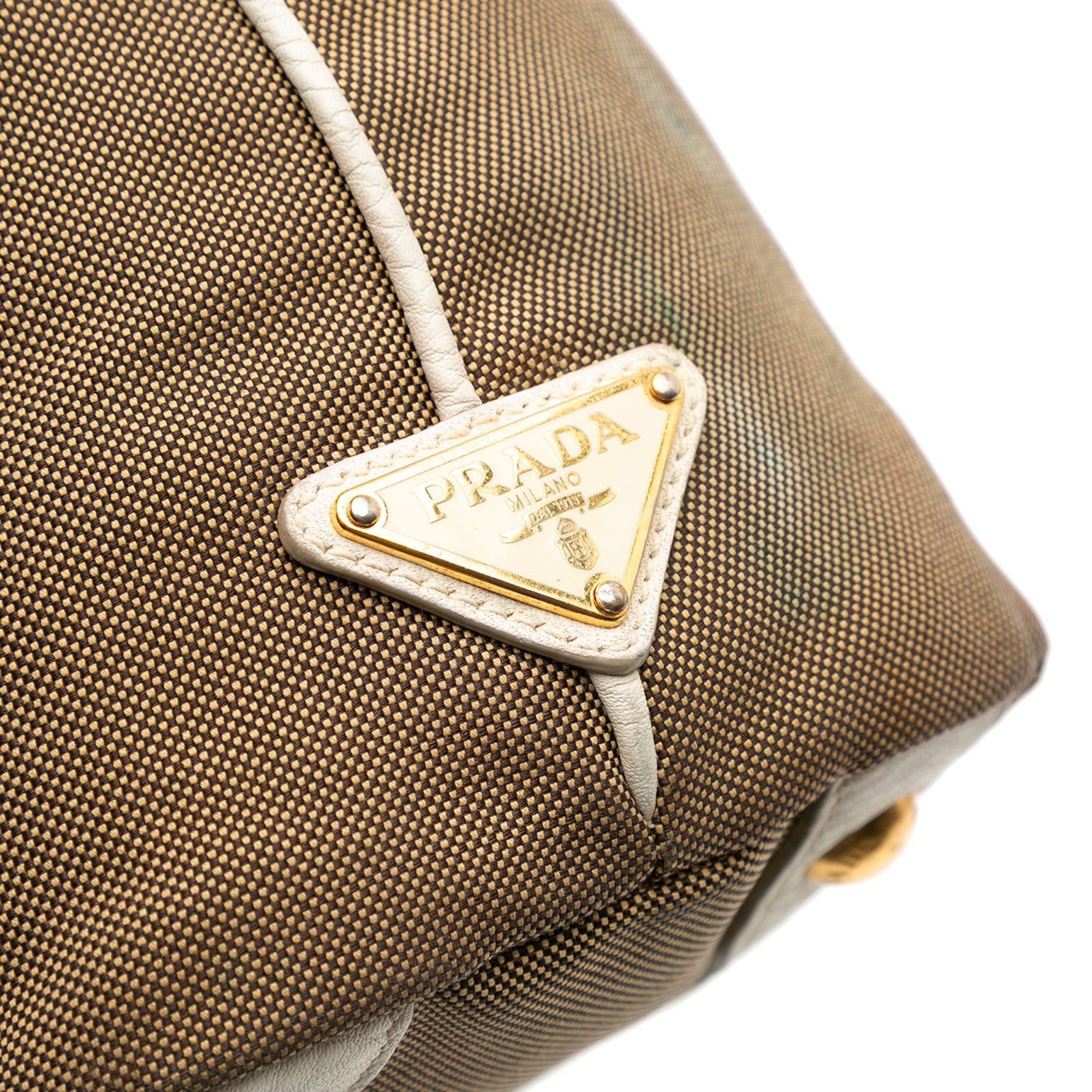 Prada Canvas Canapa Logo Shoulder Bag Size ONE SIZE - 11 Thumbnail