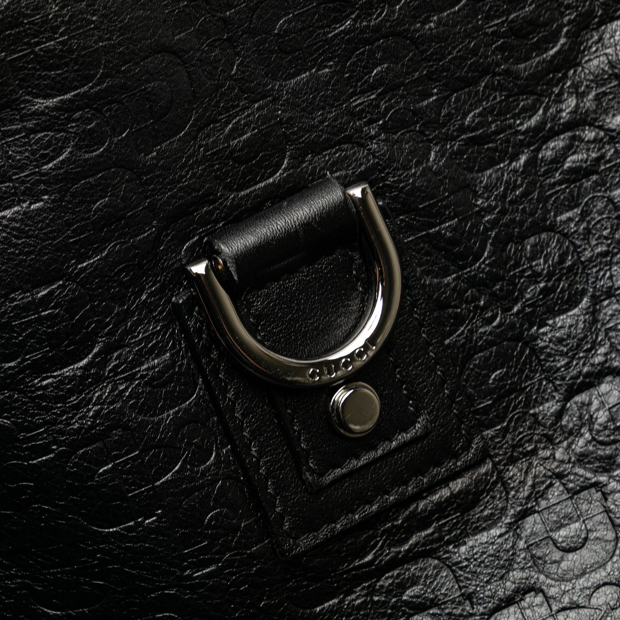 Gucci Embossed Leather Horsebit Abbey D Ring Crossbody Size ONE SIZE - 8 Thumbnail