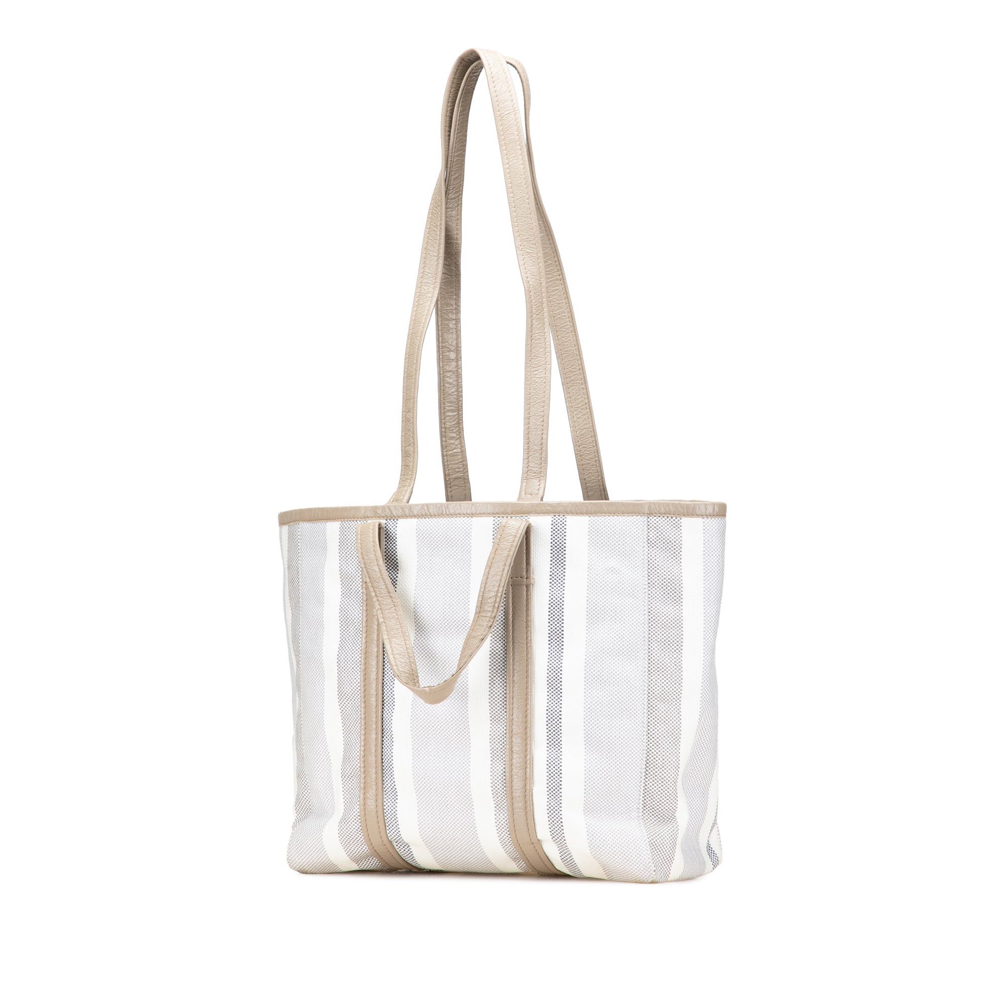 Balenciaga Medium Woven Calfskin Barbes East West Shopper Bag Size ONE SIZE - 2 Thumbnail