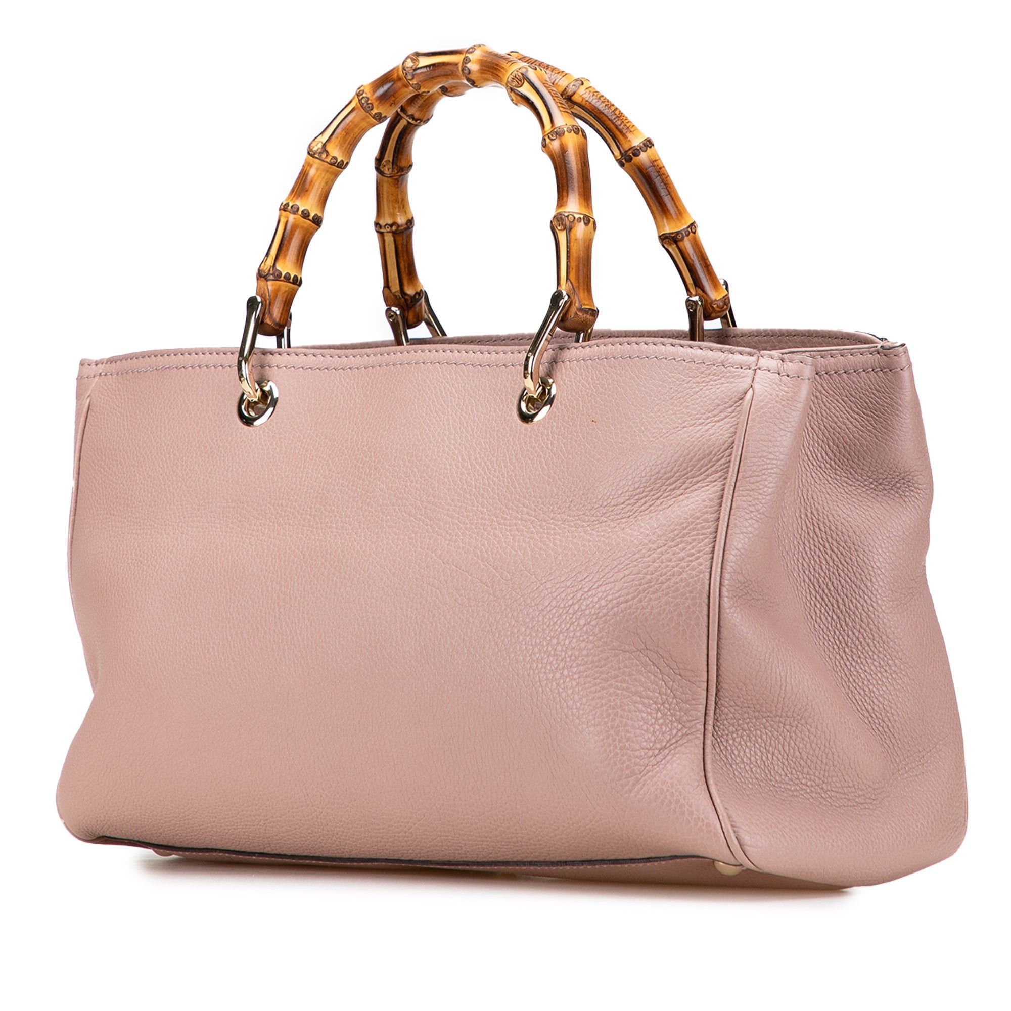 Gucci Medium Calfskin Bamboo Shopper Satchel Size ONE SIZE - 2 Thumbnail