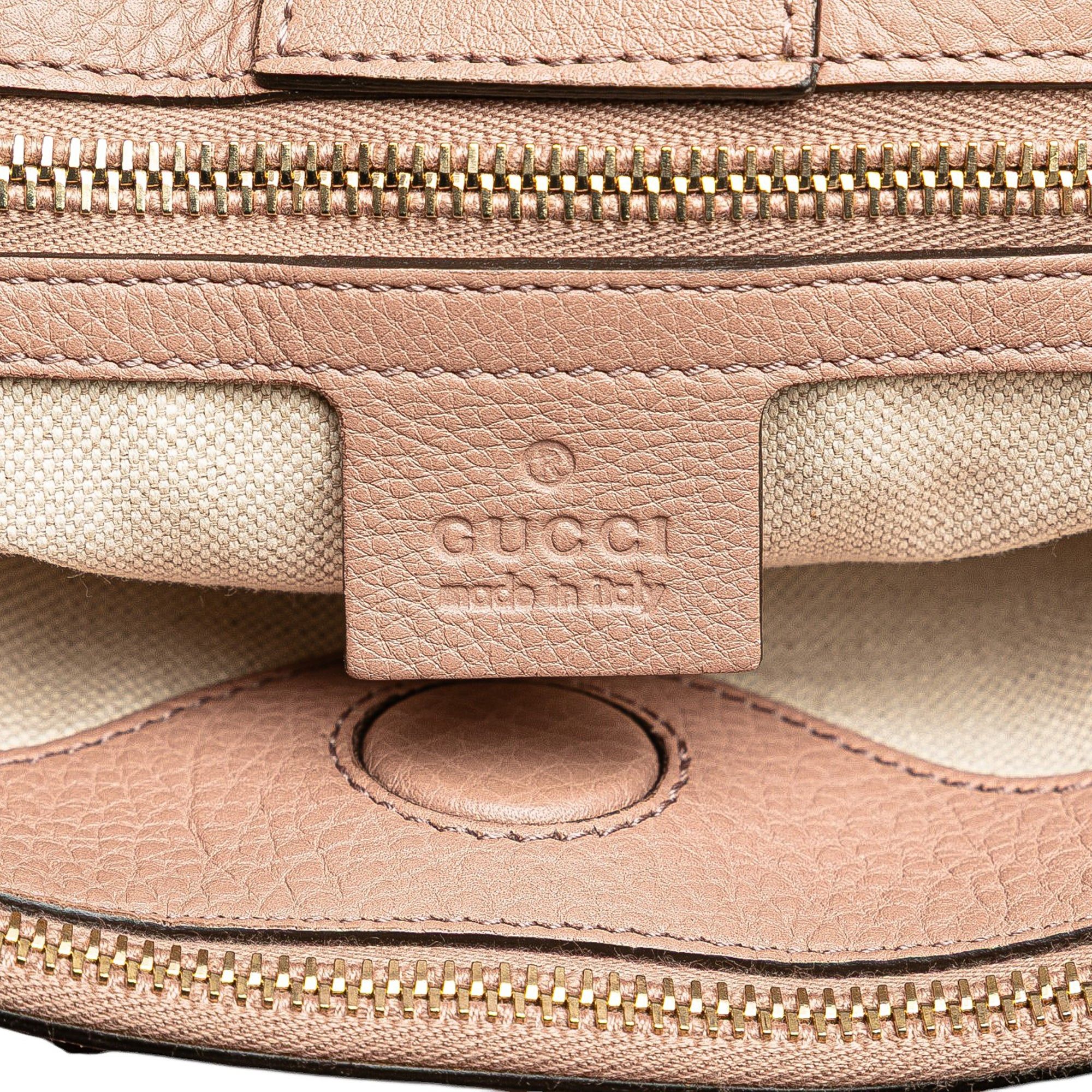 Gucci Medium Calfskin Bamboo Shopper Satchel Size ONE SIZE - 7 Thumbnail