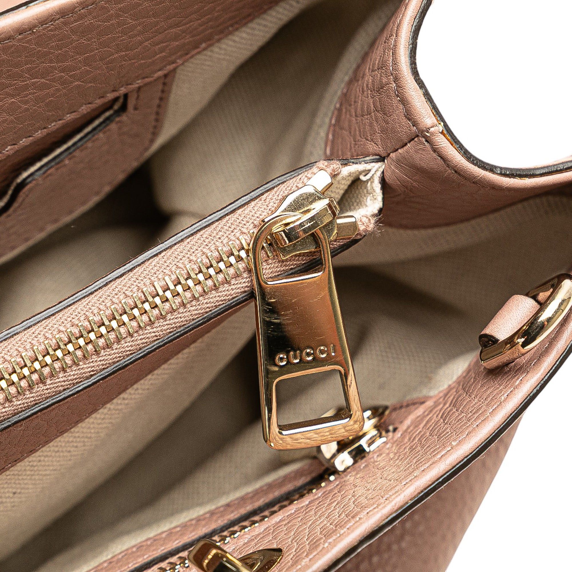 Gucci Medium Calfskin Bamboo Shopper Satchel Size ONE SIZE - 5 Thumbnail