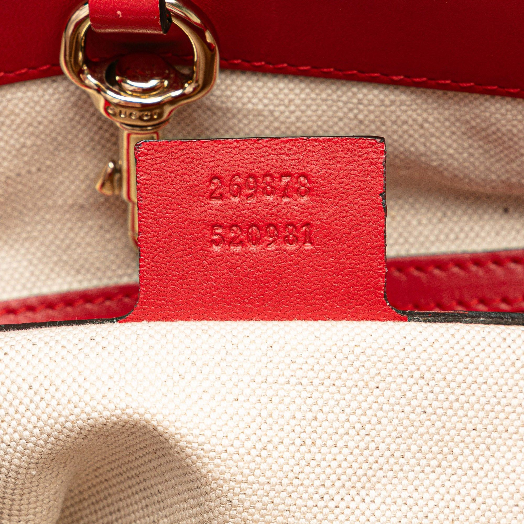 Gucci Small Diamante Leather Craft Tote Size ONE SIZE - 6 Thumbnail