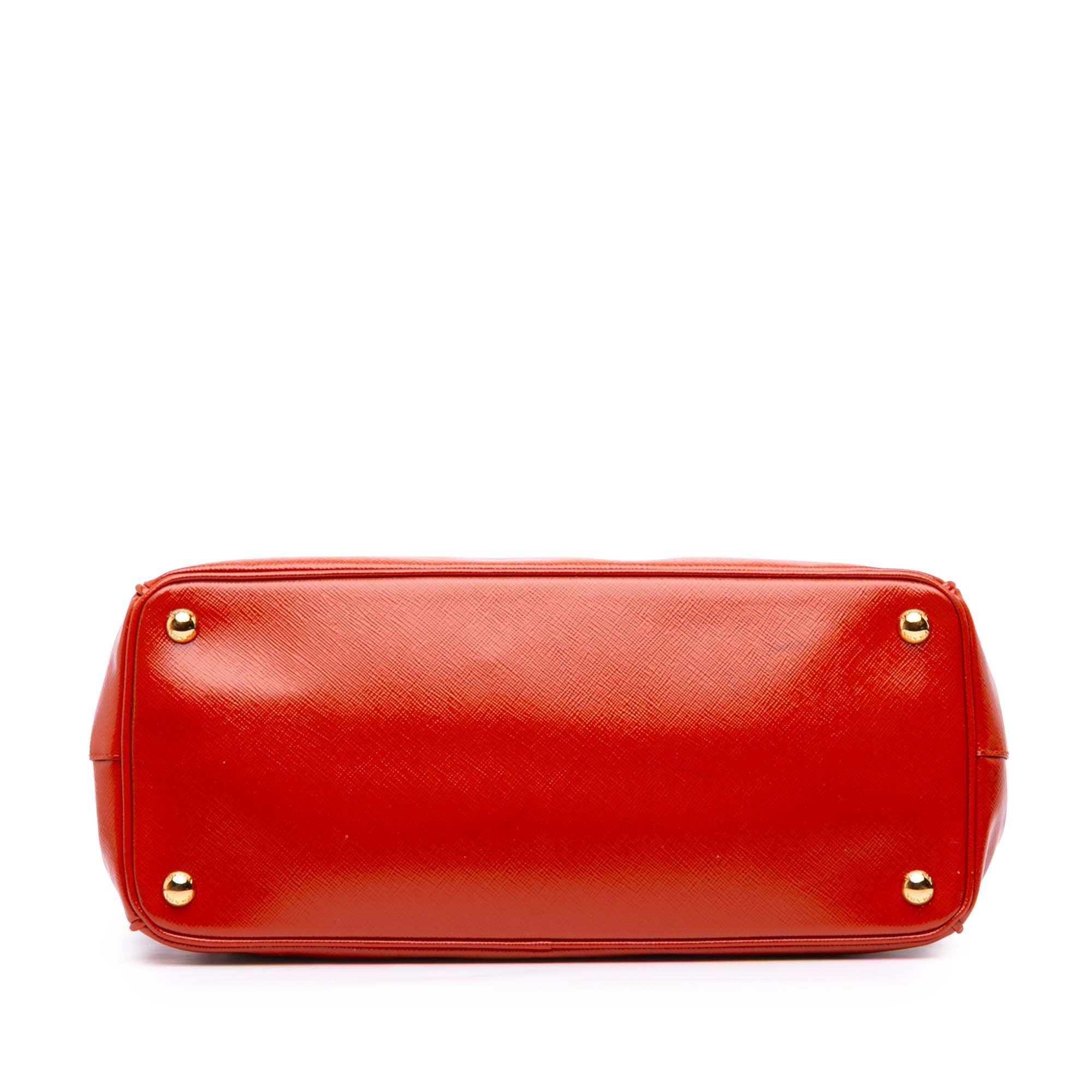 Prada Medium Saffiano Vernice Galleria Double Zip Satchel Size ONE SIZE - 3 Thumbnail