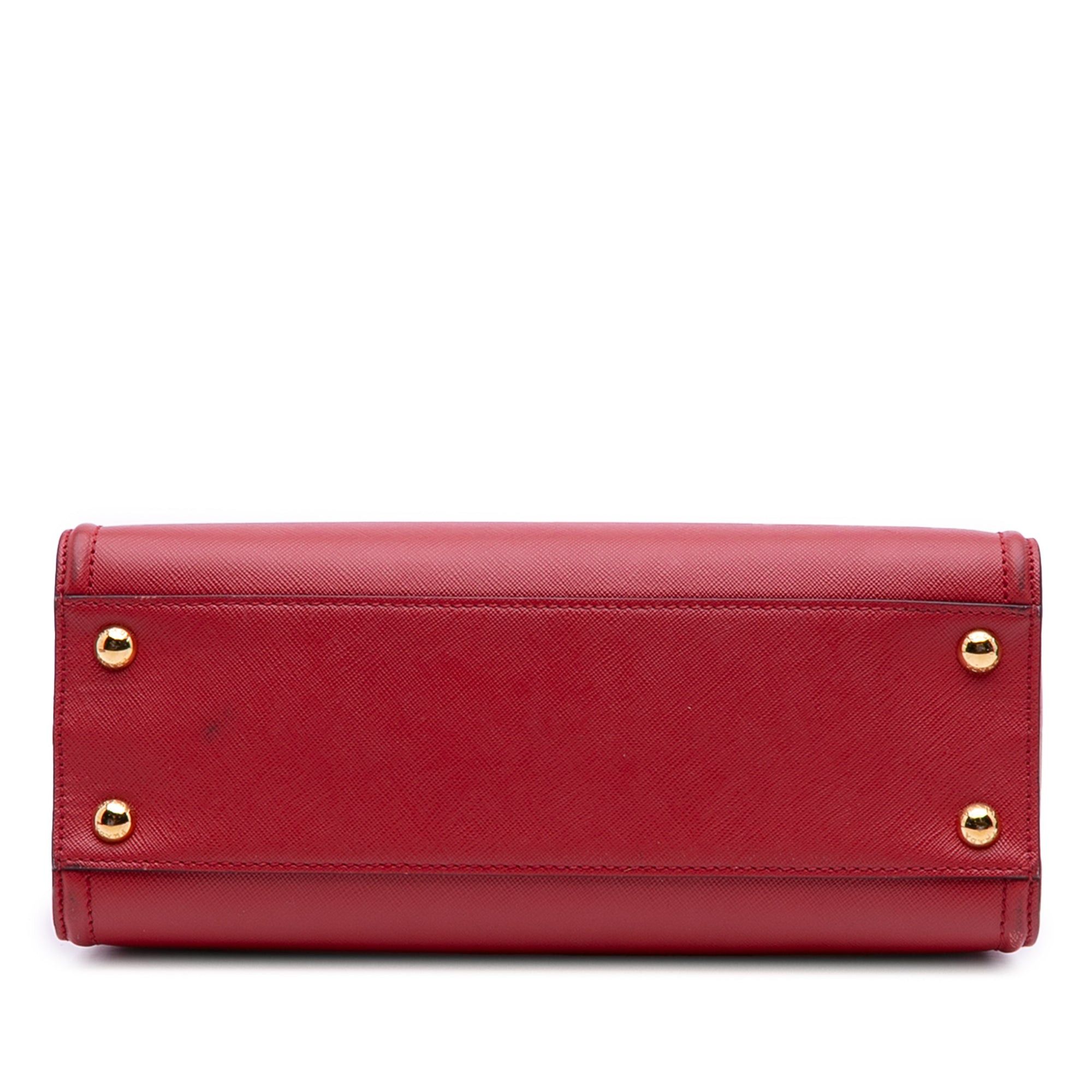 Prada Soft Calf Trimmed Saffiano Convertible Tote Size ONE SIZE - 3 Thumbnail