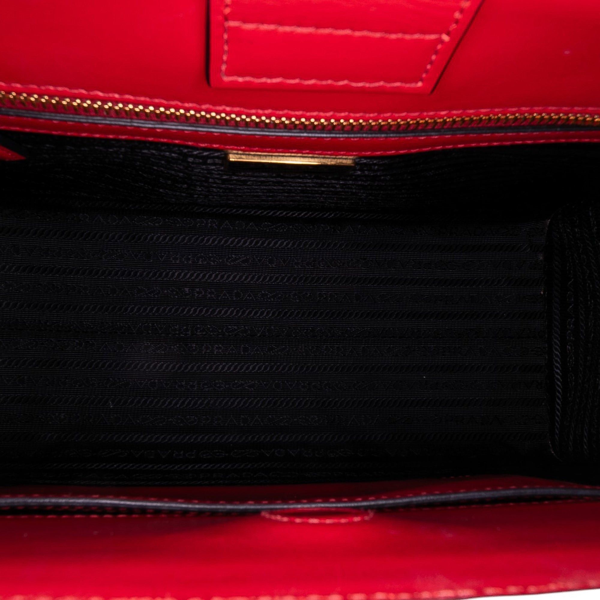 Prada Soft Calf Trimmed Saffiano Convertible Tote Size ONE SIZE - 4 Thumbnail