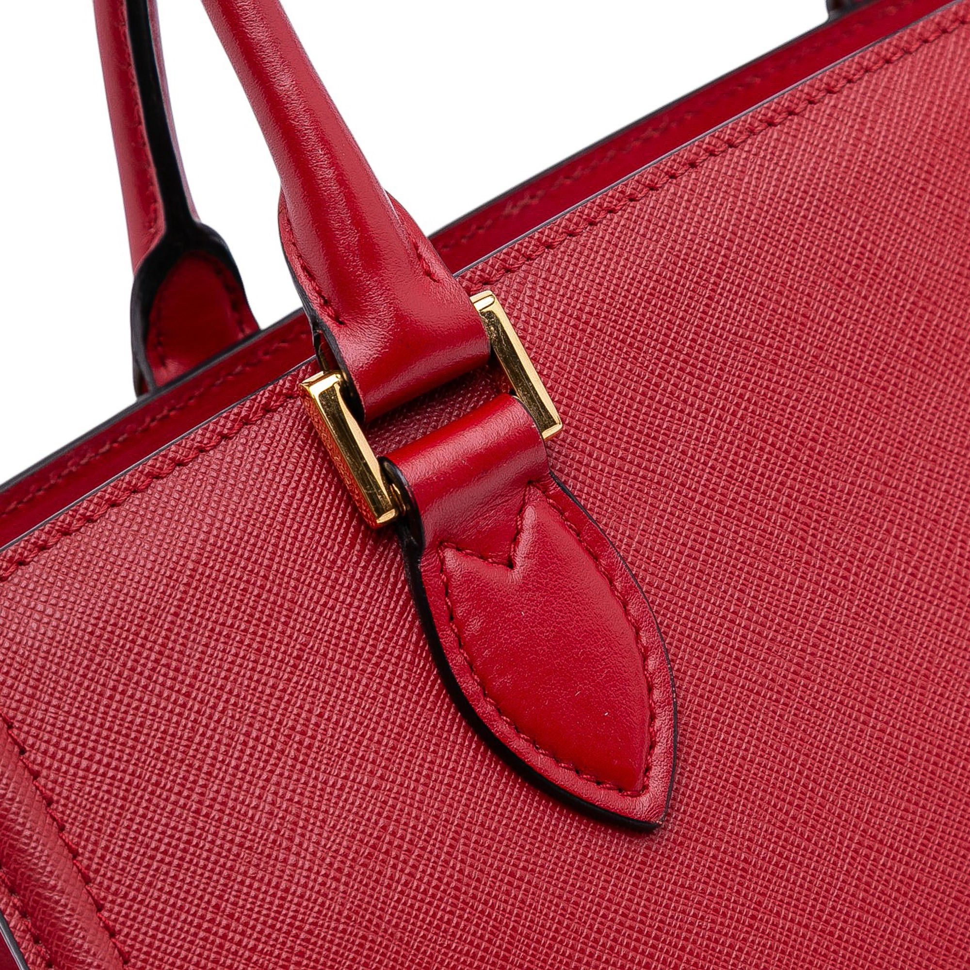 Prada Soft Calf Trimmed Saffiano Convertible Tote Size ONE SIZE - 9 Thumbnail