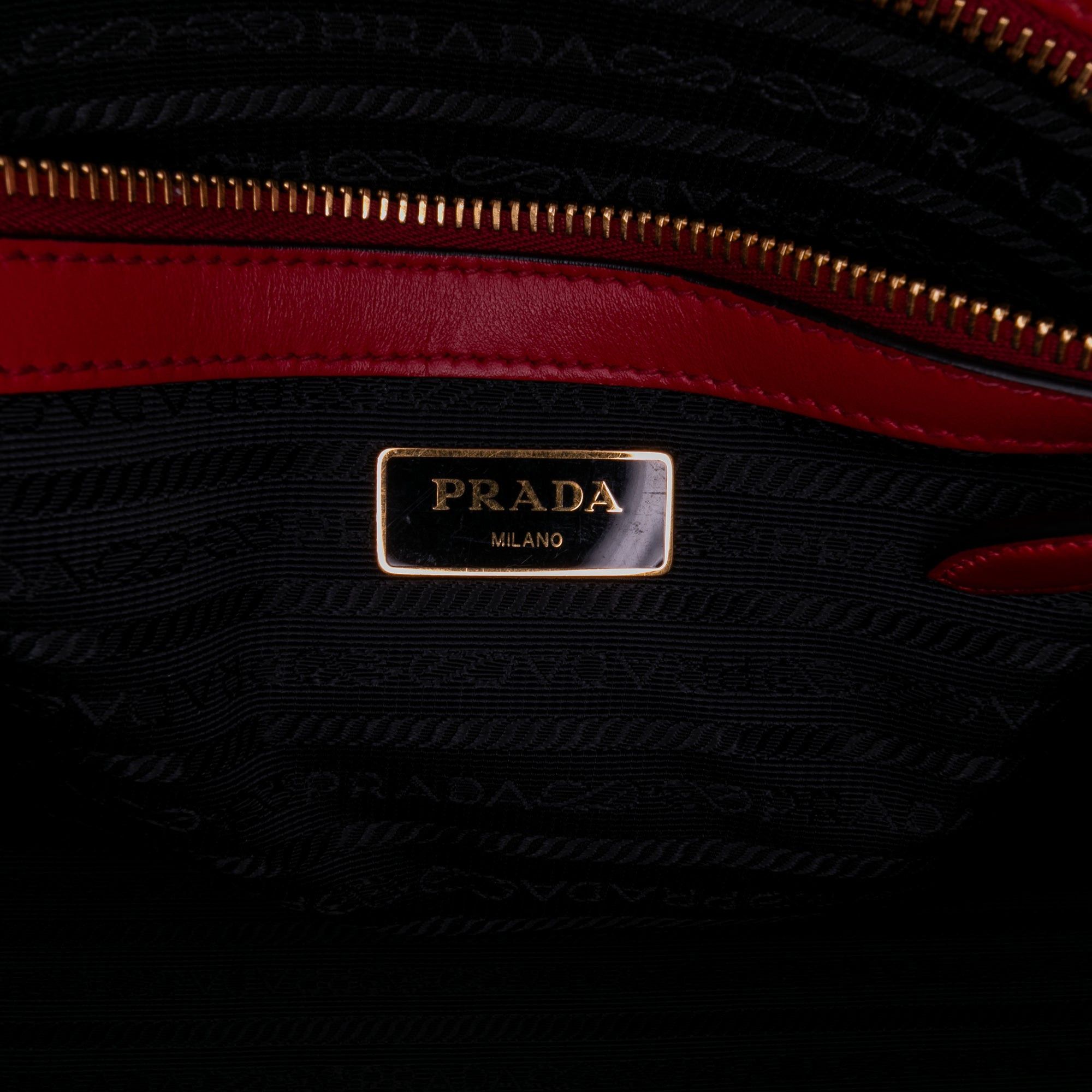 Prada Soft Calf Trimmed Saffiano Convertible Tote Size ONE SIZE - 5 Thumbnail