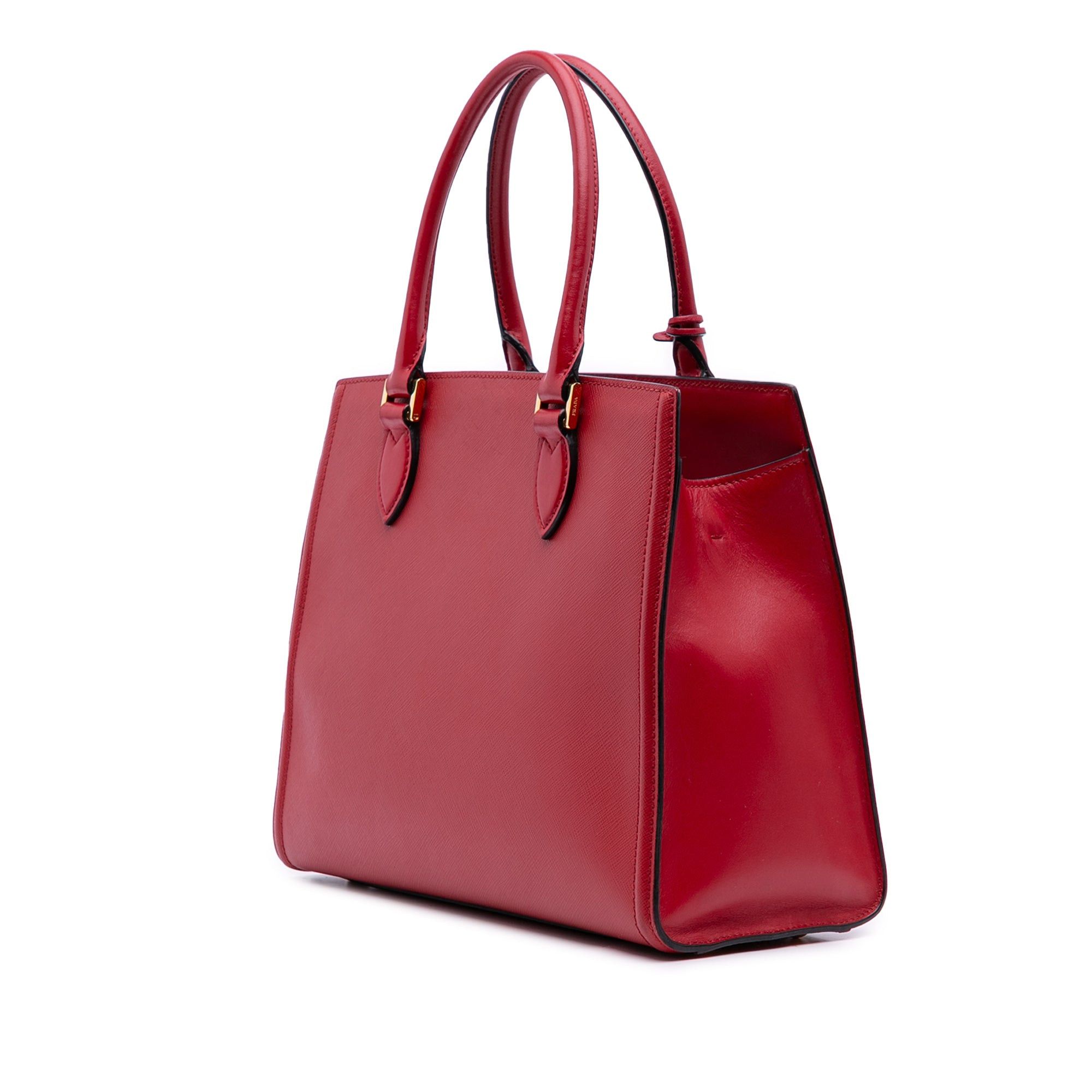 Prada Soft Calf Trimmed Saffiano Convertible Tote Size ONE SIZE - 2 Thumbnail