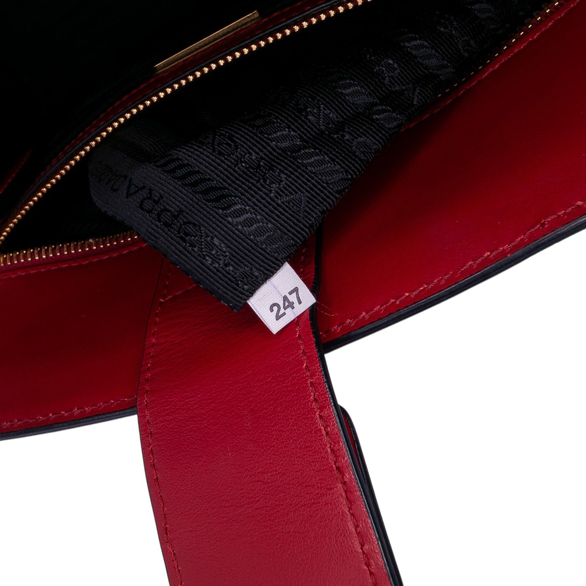 Prada Soft Calf Trimmed Saffiano Convertible Tote Size ONE SIZE - 6 Thumbnail