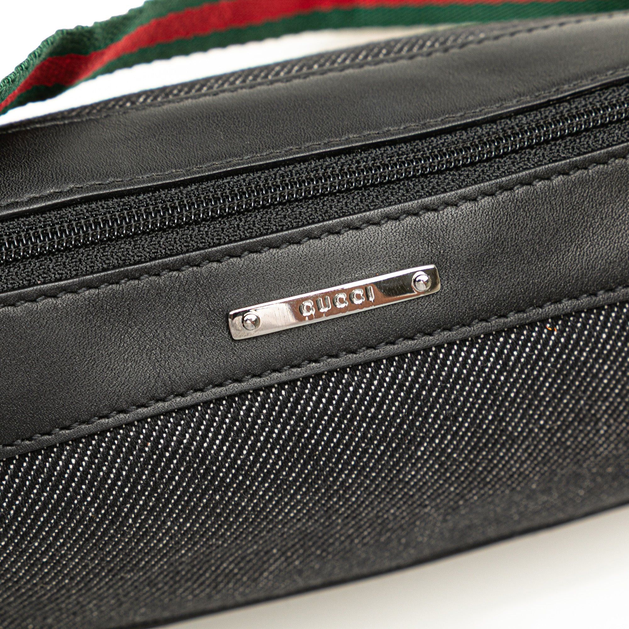 Gucci Denim Web Shoulder Bag Size ONE SIZE - 8 Thumbnail