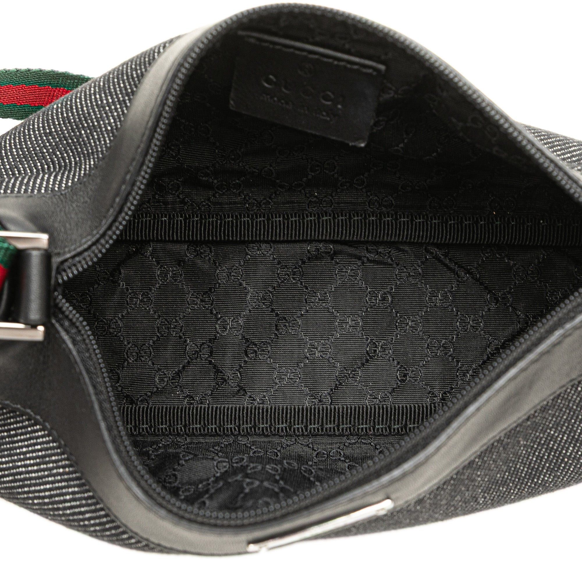 Gucci Denim Web Shoulder Bag Size ONE SIZE - 4 Thumbnail