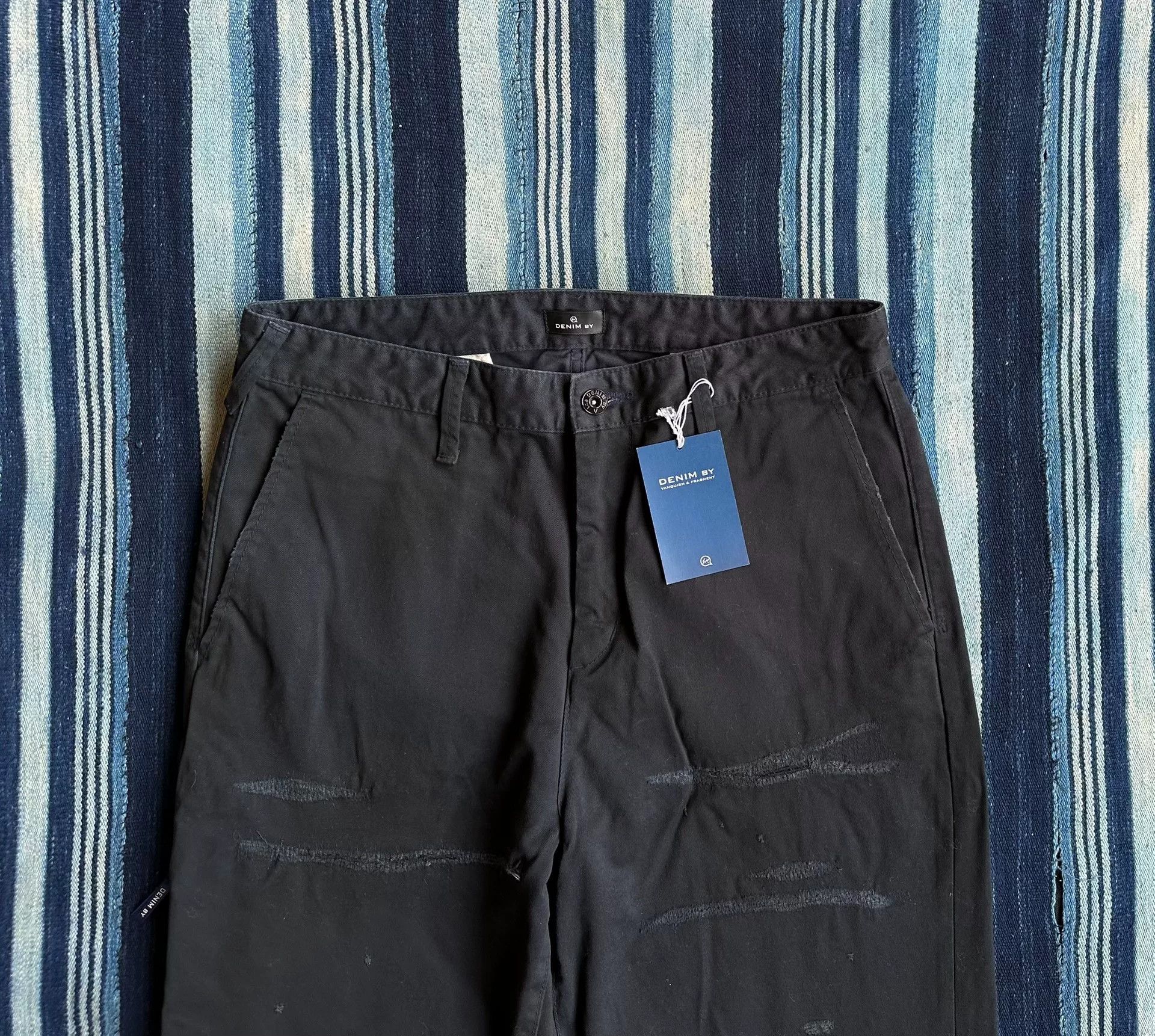 Vanquish Vanquish Fragment Distressed Denim Casual Pants Size US 30 / EU 46 - 3 Thumbnail